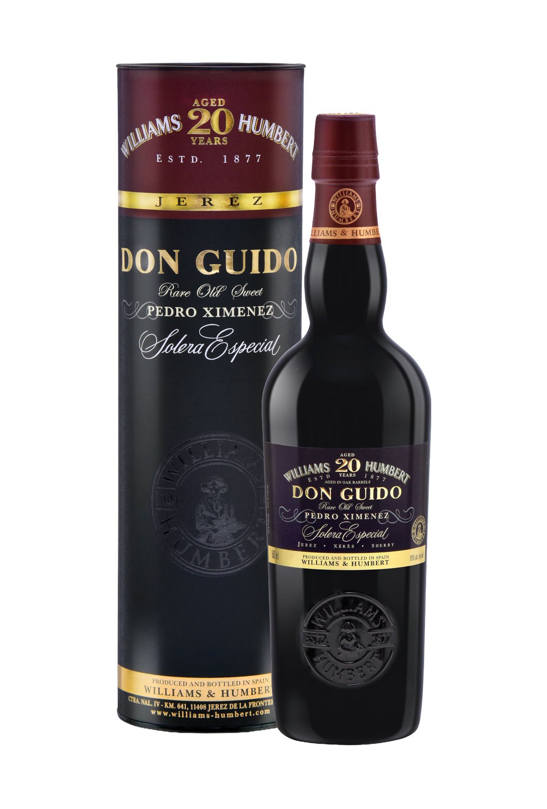 Don Guido Sherry Aperitif Pedro Ximenez Solera Special 20 years 18% 500ml | Sherry | Shop online at Spirits of France
