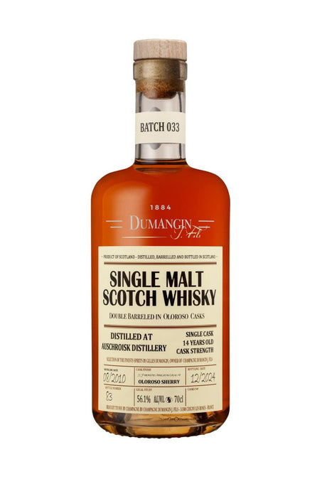 Dumangin 033 Single Malt Scotch Whisky Auschroisk 56.1% 700ml | Whisky | Shop online at Spirits of France