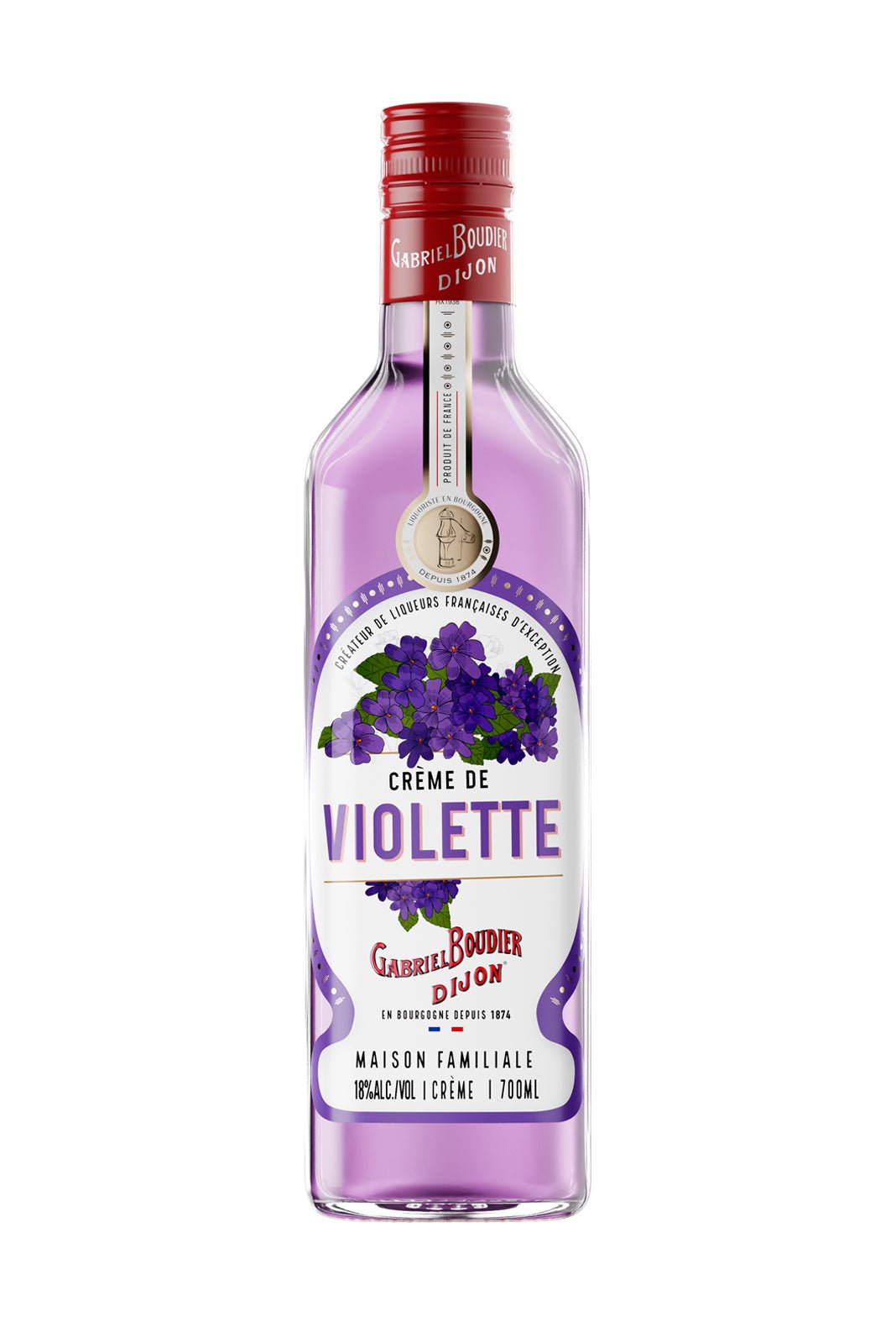 Gabriel Boudier Creme De Violette (Violet) Liqueur 18% 700ml