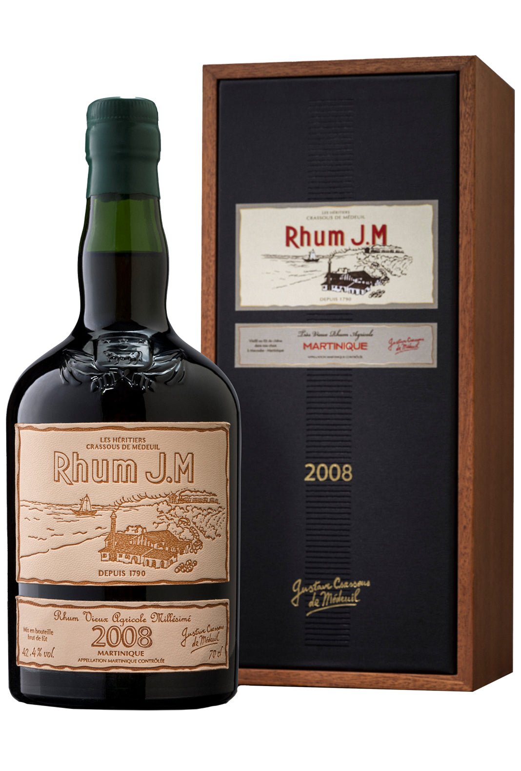 JM Rhum Agricole 2008 42.4% 700ml | Rum | Shop online at Spirits of France
