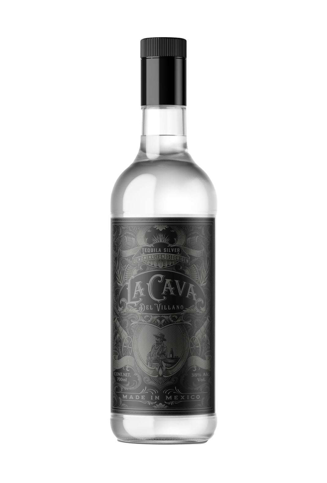La Cava del Villano Plata Tequila 38% 700ml | Tequila | Shop online at Spirits of France