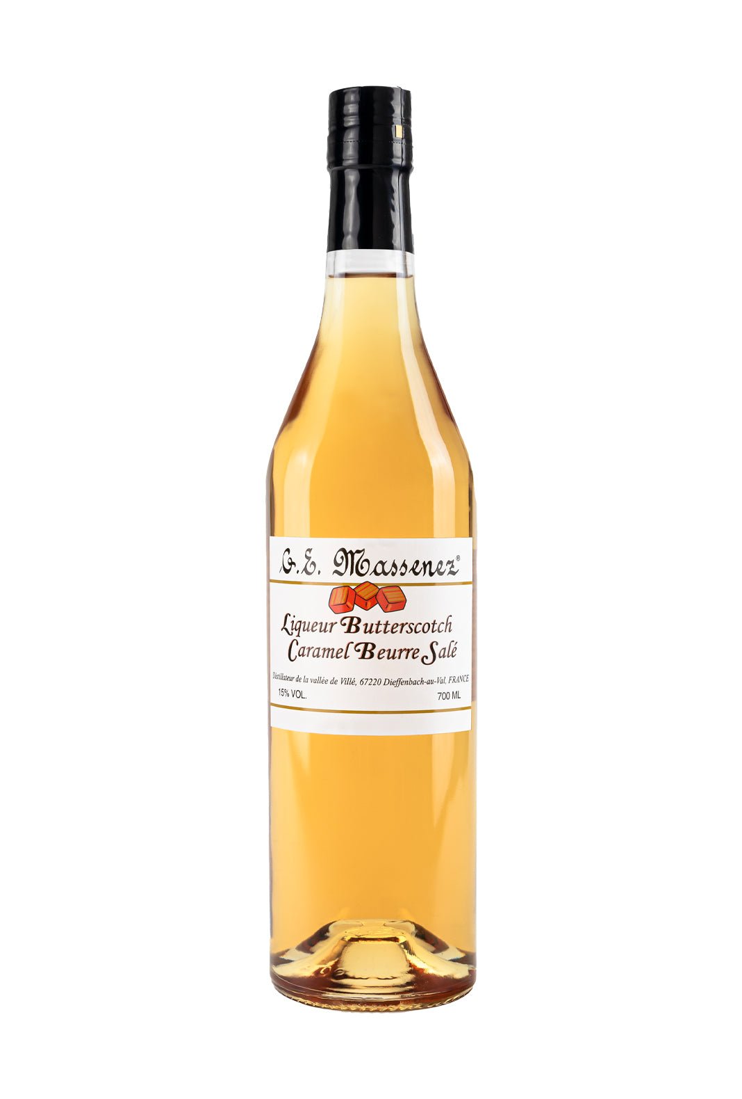 Massenez Butterscotch Caramel Liqueur 15% 700ml | Liqueurs | Shop online at Spirits of France