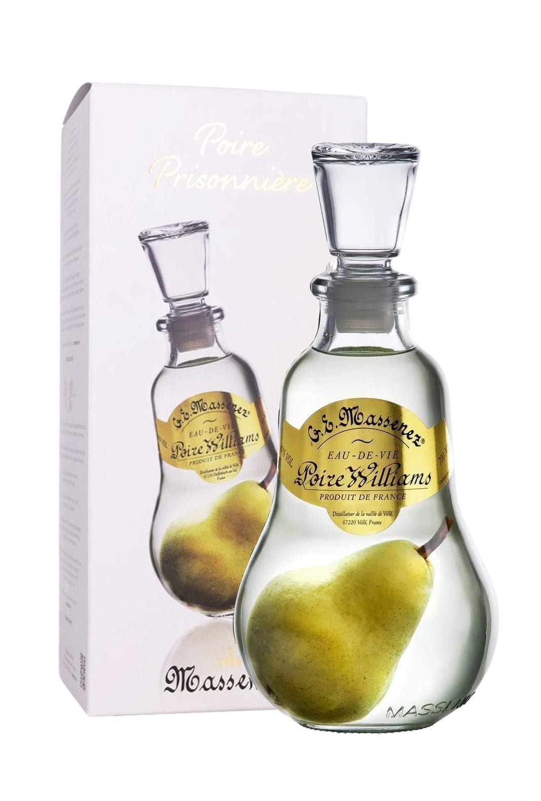 Massenez Eau de Vie Poire William Prisoner 42% 700ml | Liqueurs | Shop online at Spirits of France
