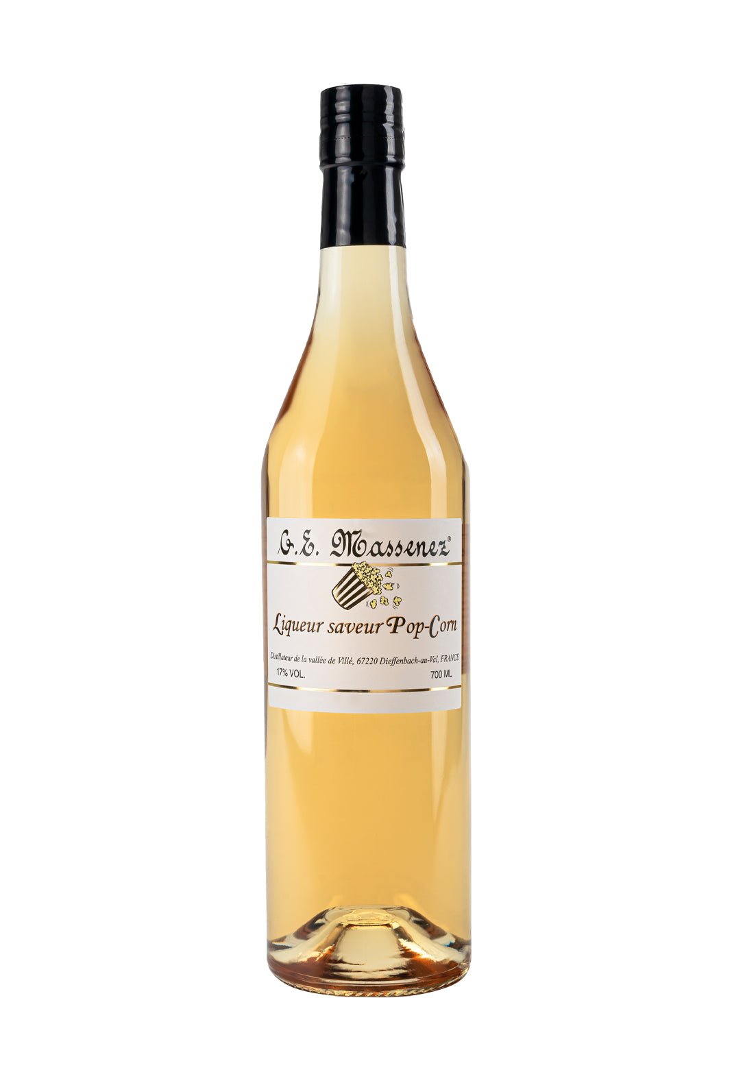 Massenez Popcorn Liqueur 17% 700ml | Liqueurs | Shop online at Spirits of France