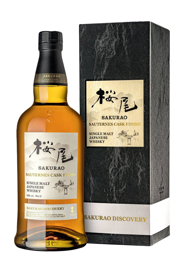 Sakurao Single Malt Japanese Whisky Sauternes Cask 50% 700ml | Whisky | Shop online at Spirits of France
