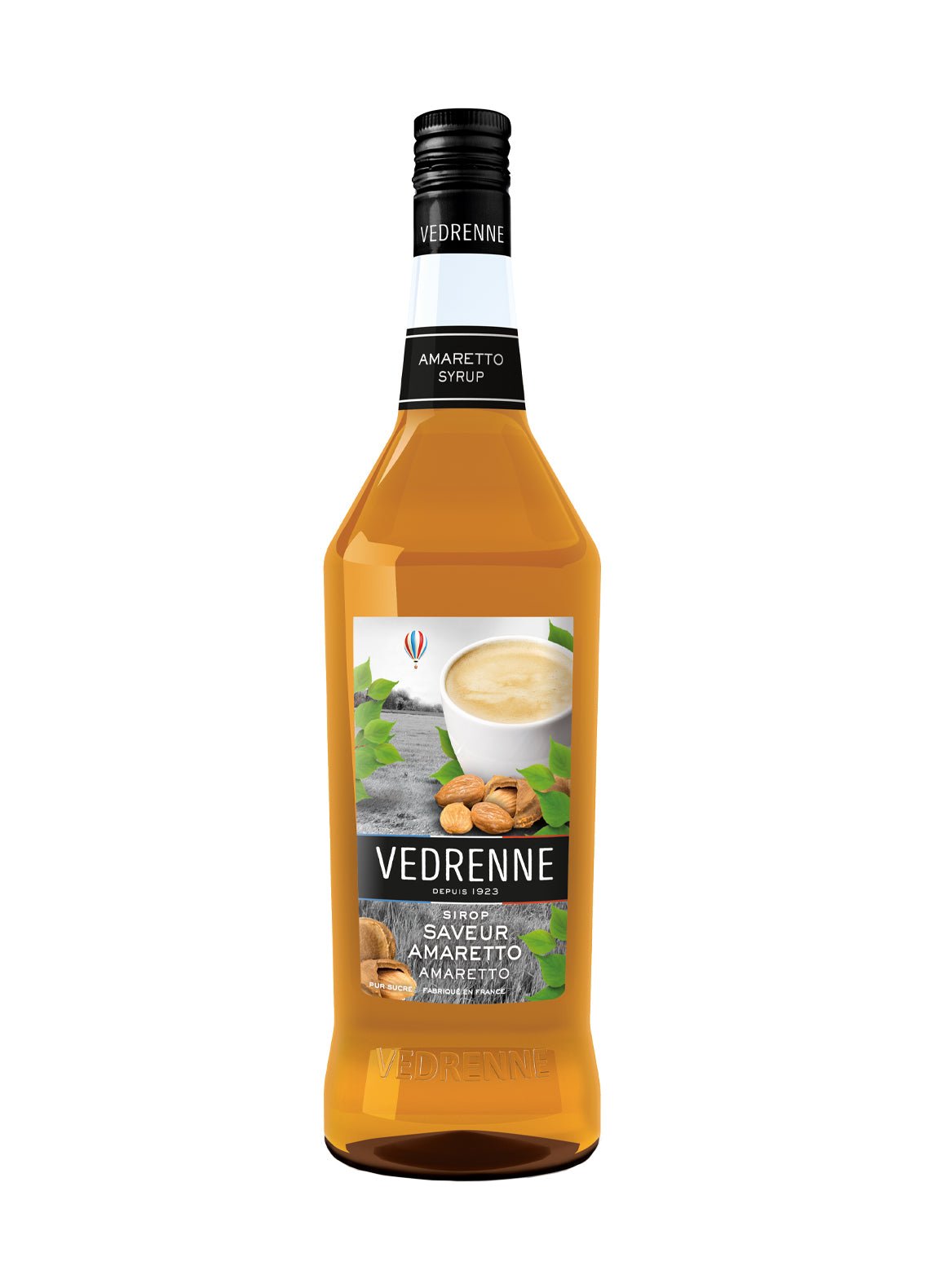 Vedrenne Amaretto Syrup 0% 1000ml | Cordial | Shop online at Spirits of France