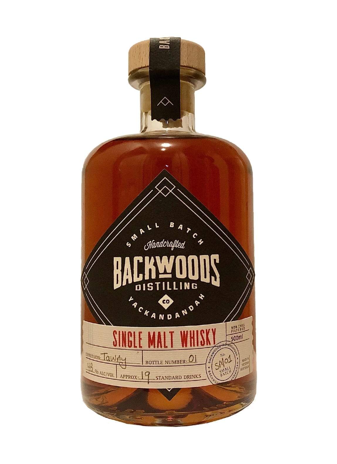 Backwoods Single Malt Whisky 48% 500ml | Whiskey | Shop online at Spirits of France