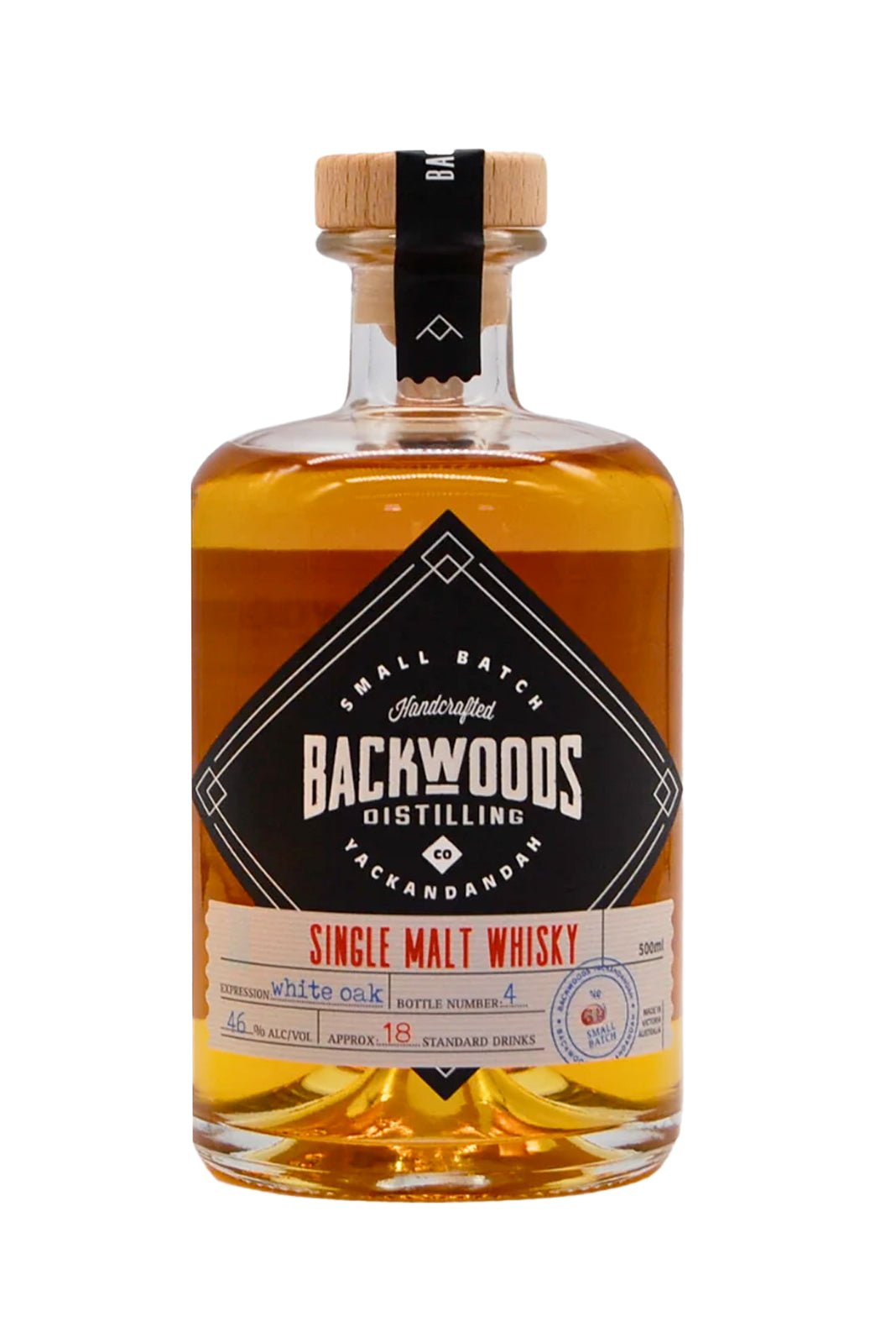 Backwoods Single Malt White oak Expression 46% 500ml | Whisky | Shop online at Spirits of France