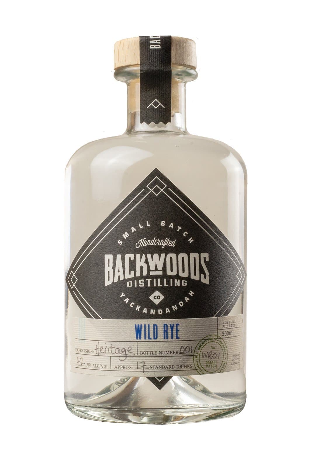 Backwoods Wild Rye 42% 500ml | Whiskey | Shop online at Spirits of France