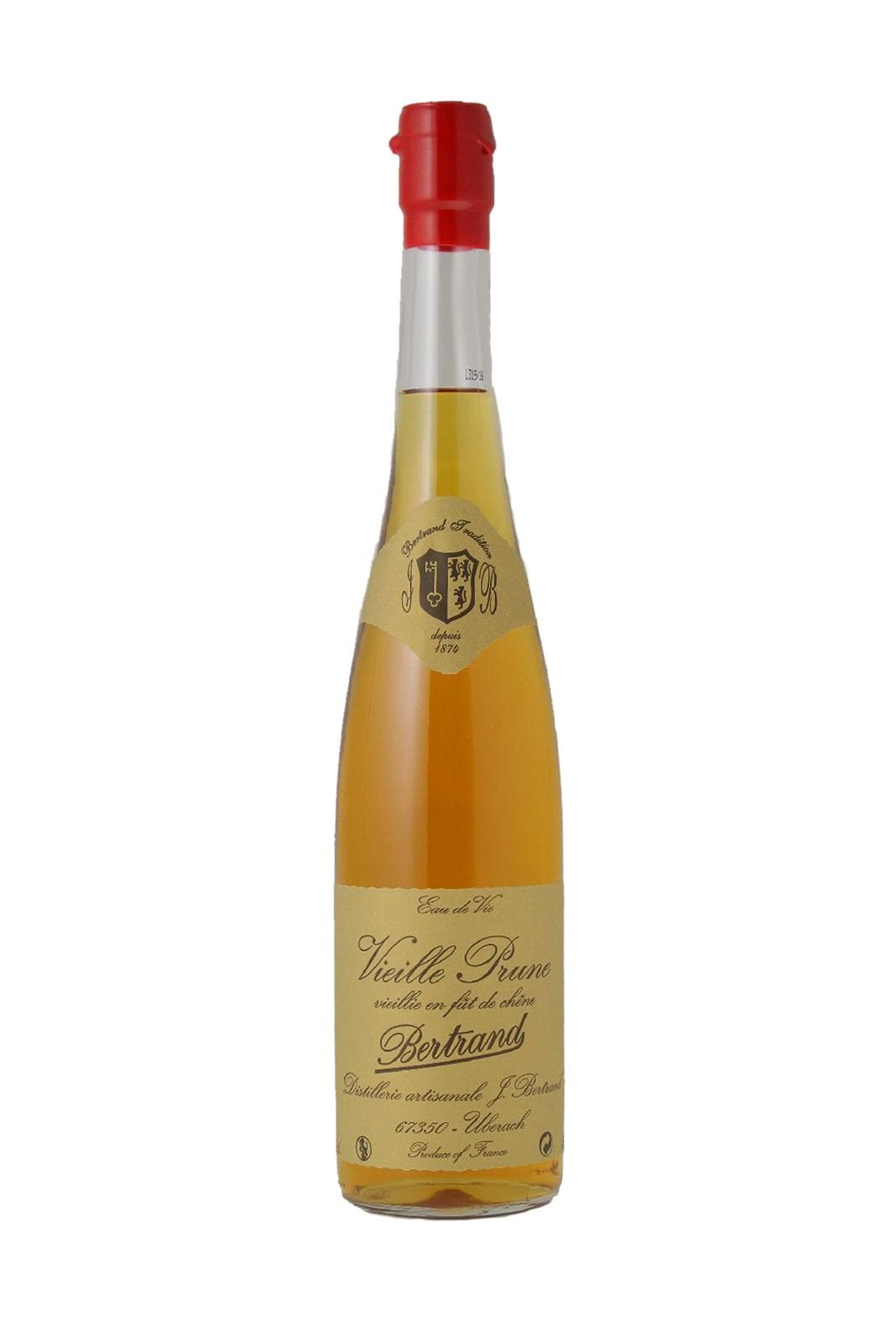 Bertrand Eau de Vie de Prune Vieille (Plum aged in oak) 42% 700ml | Liqueurs | Shop online at Spirits of France