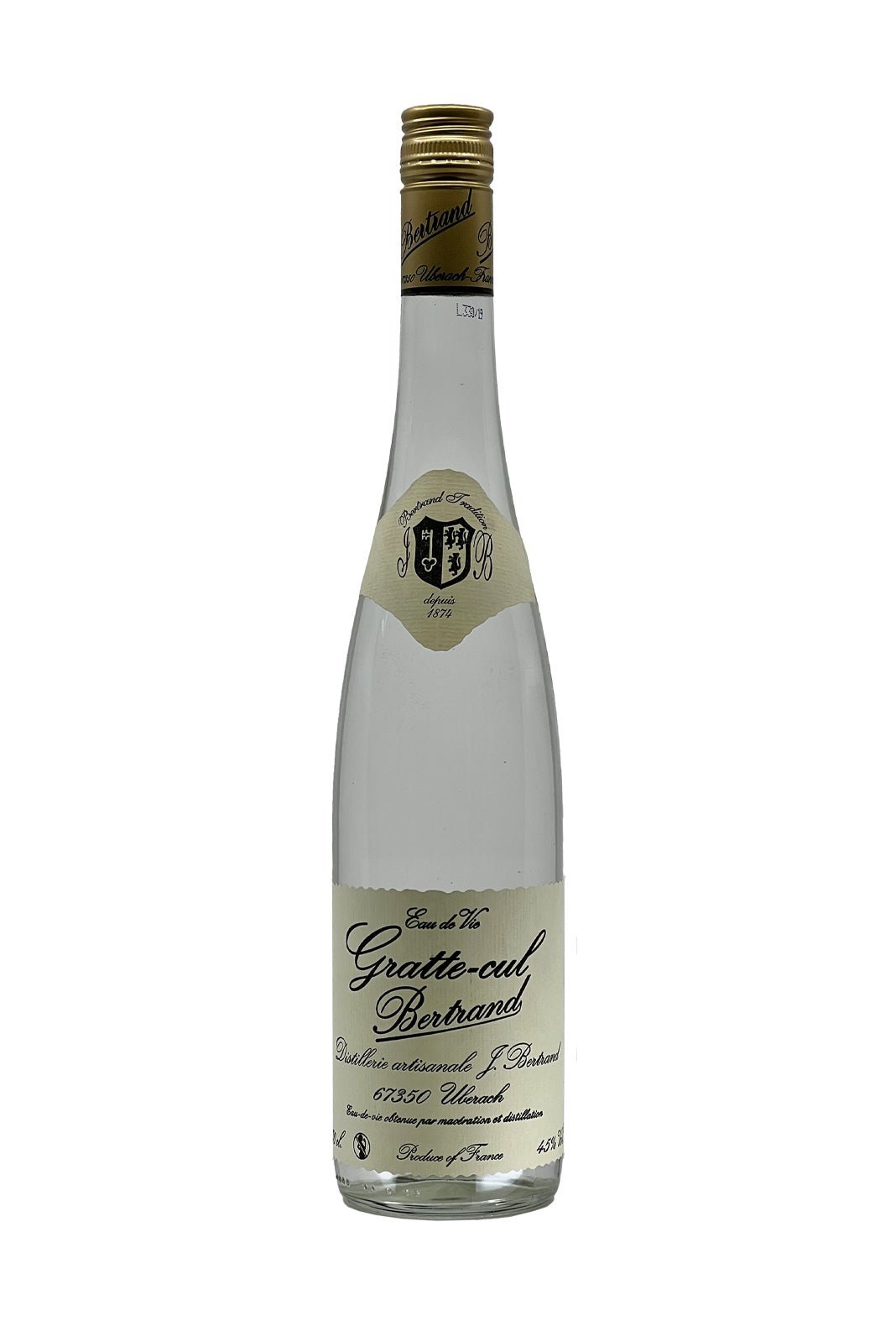 Bertrand Eau de Vie Rosehip (Gratte cul) 45% 700ml | liqueur | Shop online at Spirits of France