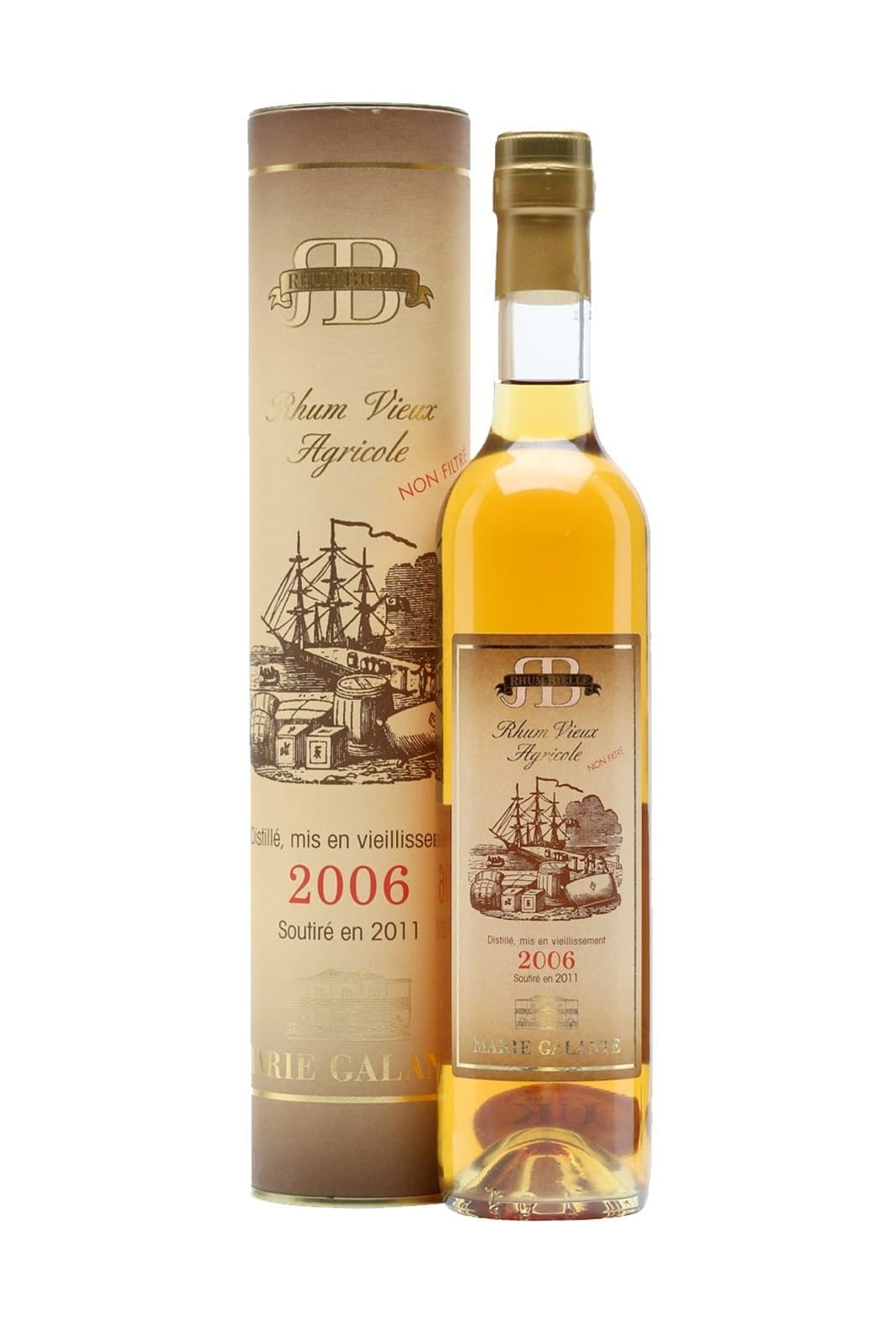 Bielle Rhum Agricole 2006 42% 500ml | Rum | Shop online at Spirits of France