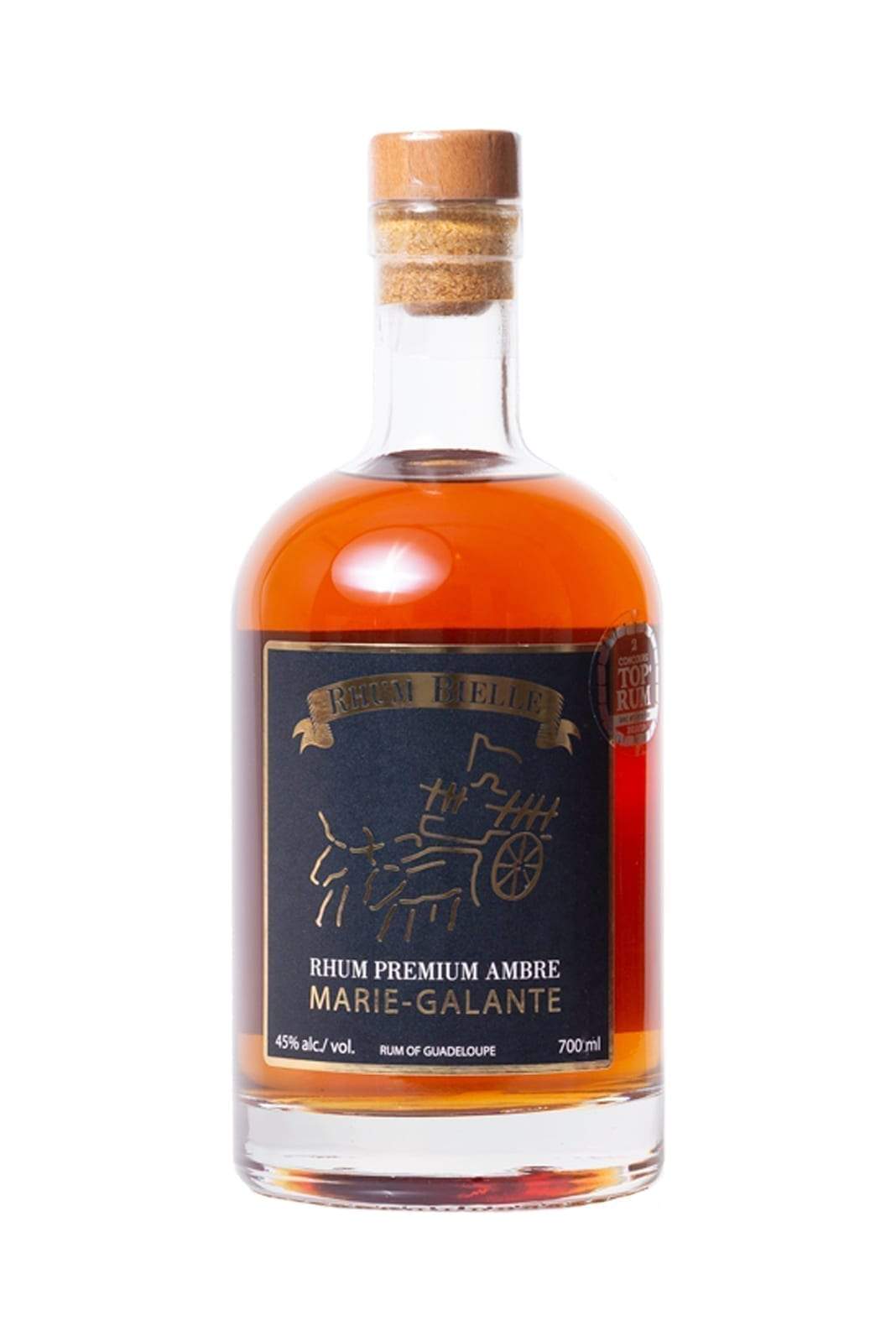 Bielle Rum Ambre 40% 700ml | Rum | Shop online at Spirits of France