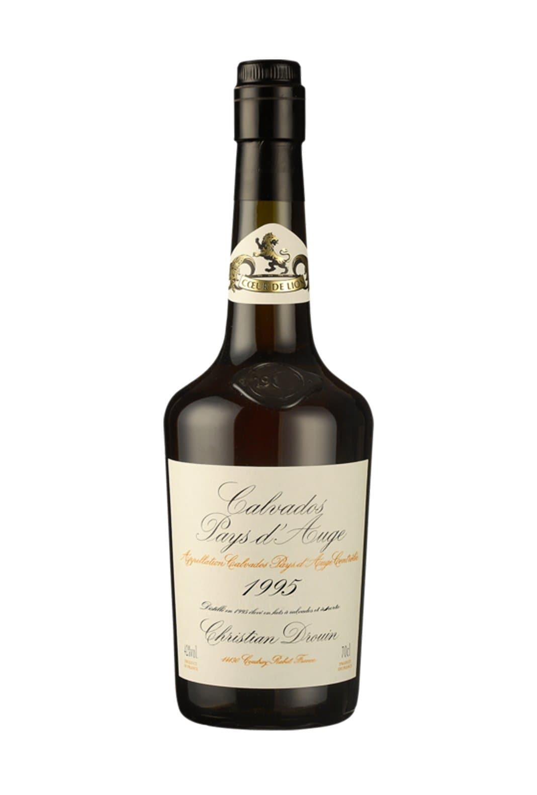 Christian Drouin Calvados 1995 Pays D'Auge Port Cask 42% 700ml | Brandy | Shop online at Spirits of France