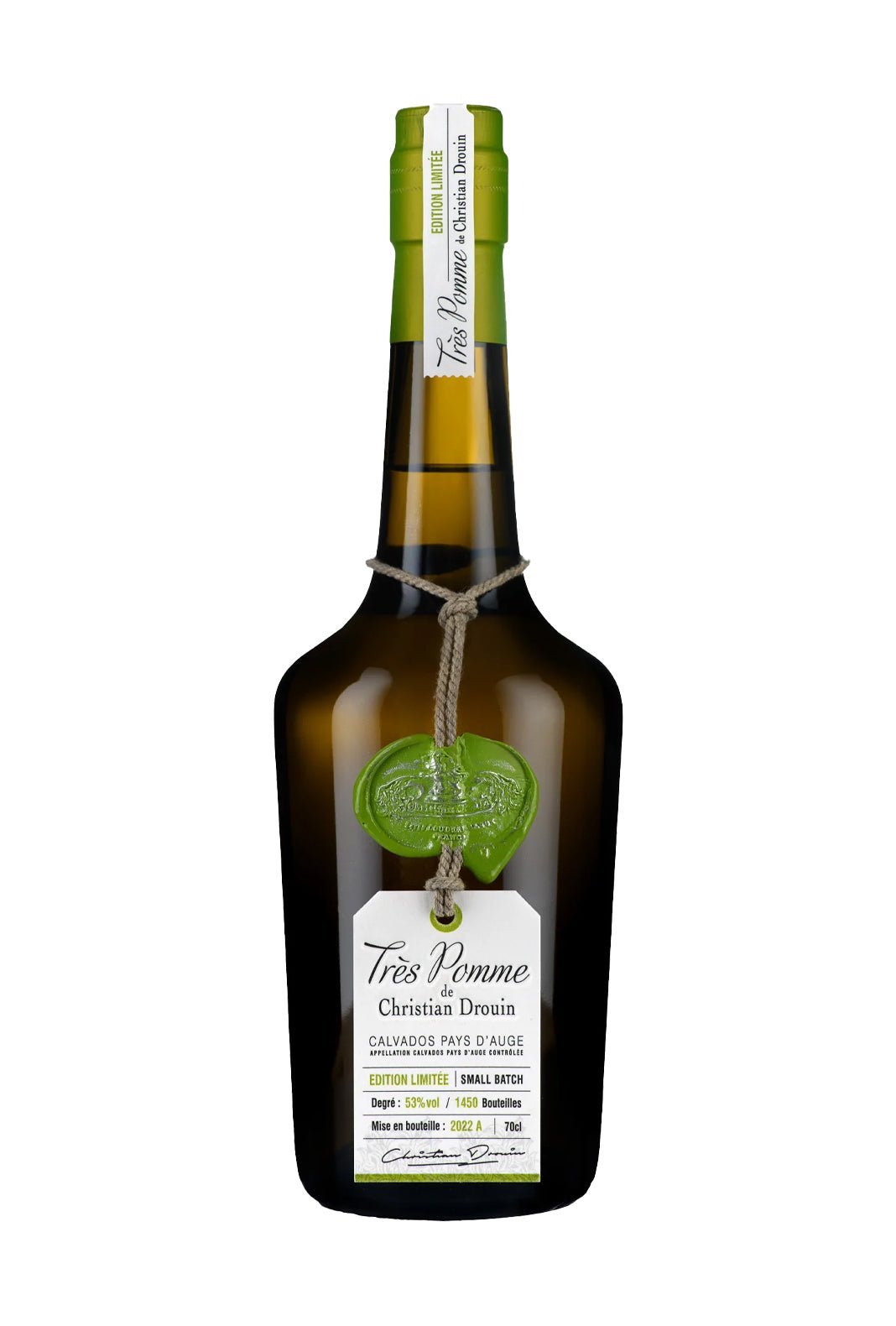 Christian Drouin Tres Pomme Calvados 53% 700ml | | Shop online at Spirits of France