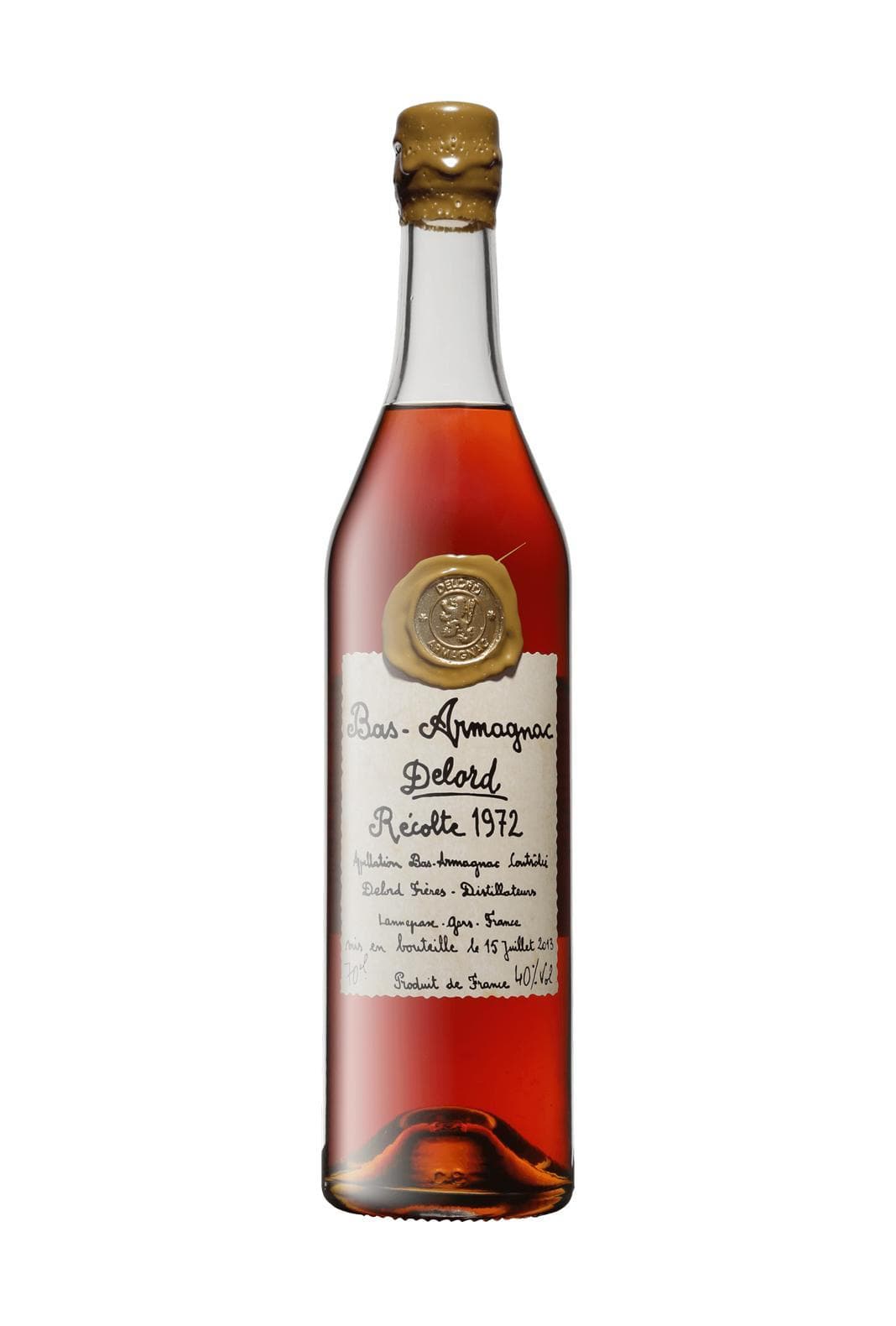 Delord 1972 Bas Armagnac 40% 700ml | Brandy | Shop online at Spirits of France