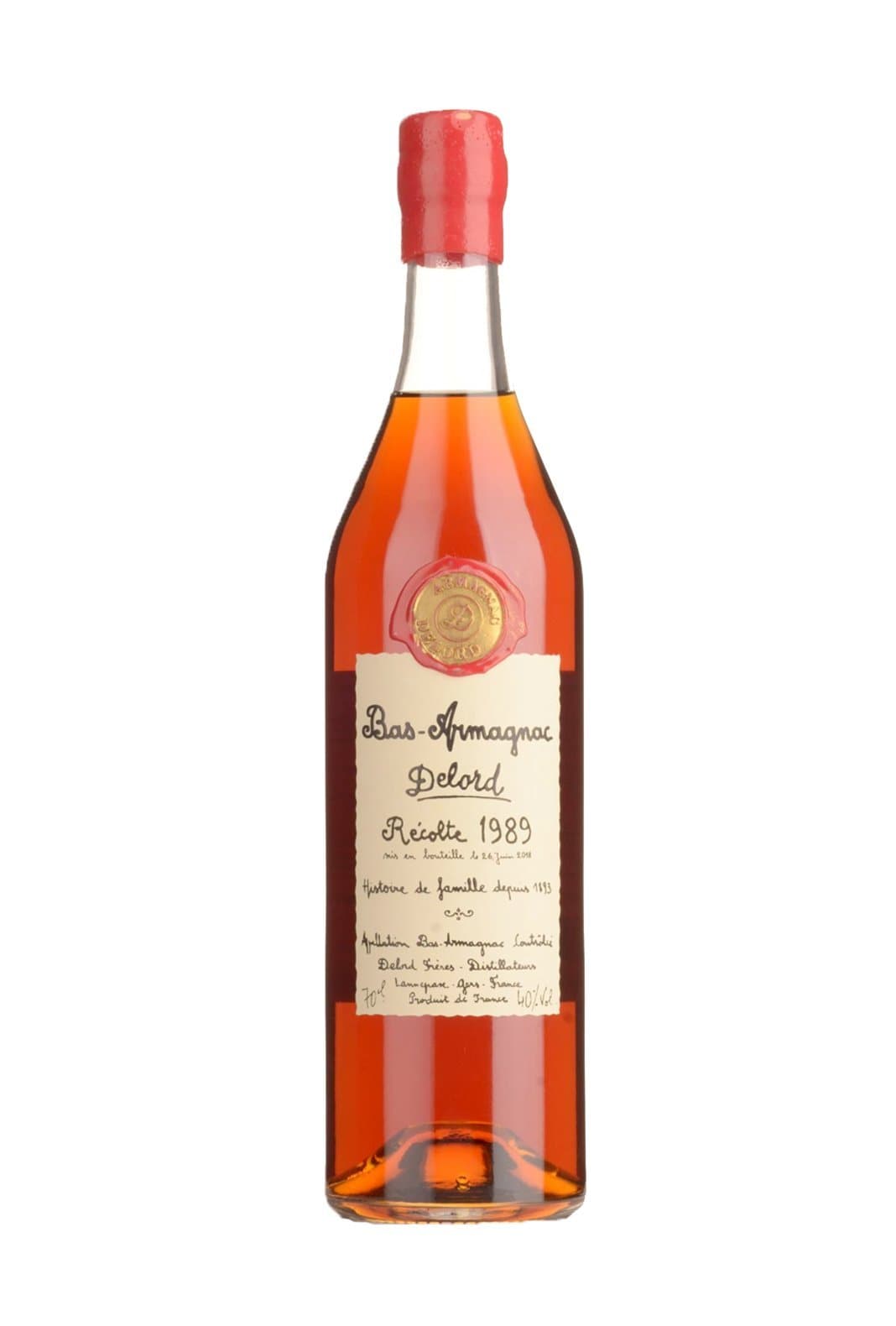 Delord 1989 Bas Armagnac 40% 700ml | Brandy | Shop online at Spirits of France
