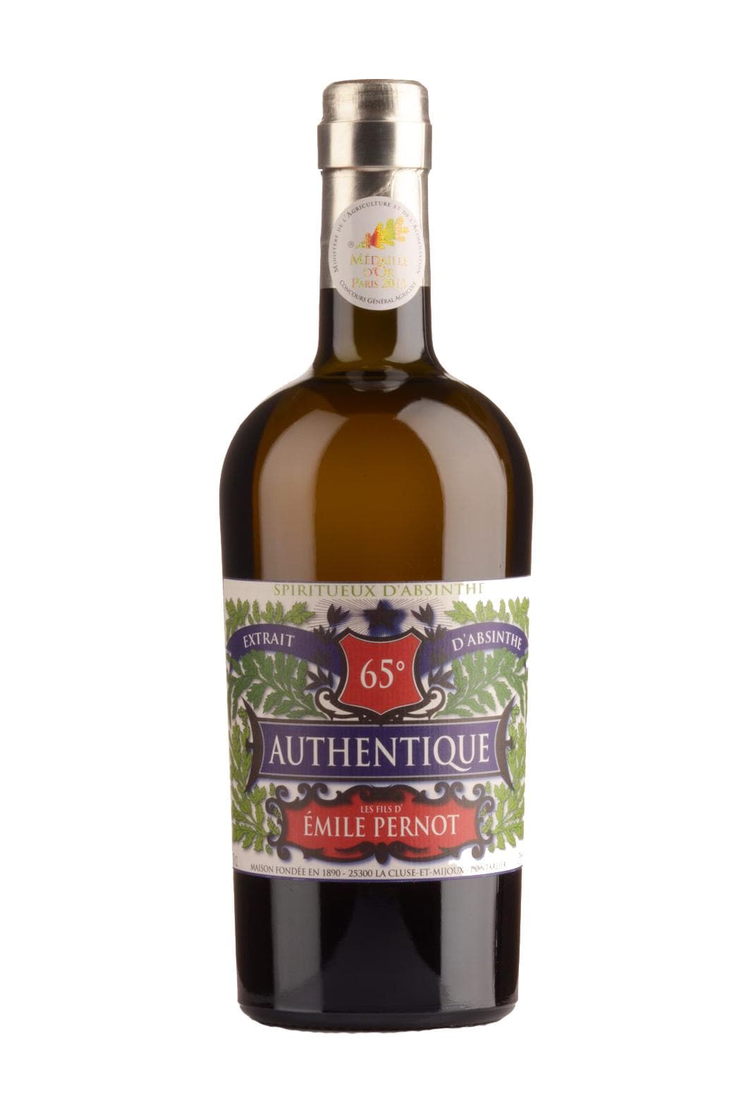 Distillerie Pernot Absinthe Authentique (Grande Absinthe de Pontarlier) 65% 700ml | Liqueurs | Shop online at Spirits of France