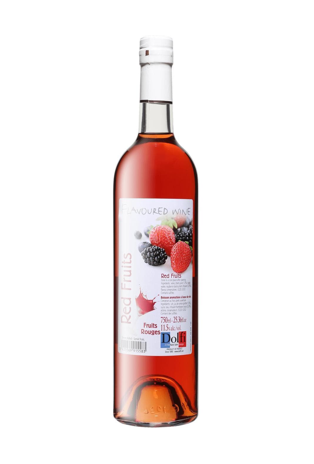 Dolfi Wine Red Fruits (Raspberry, Blackcurrant, Cherry) 11.5% 750ml | Wine | Shop online at Spirits of France