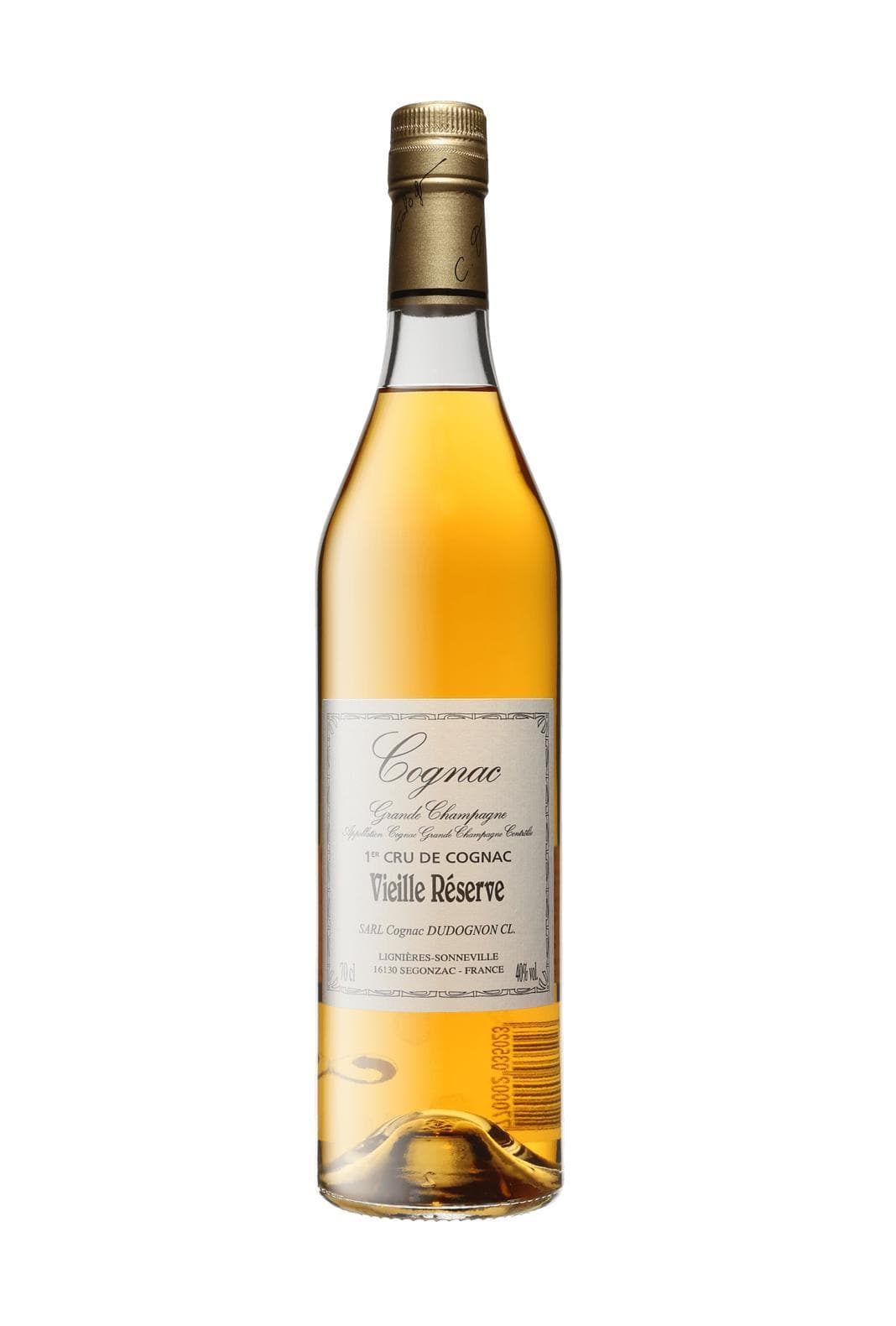 Dudognon Cognac Vieille Reserve 20 years 40% 700ml | Brandy | Shop online at Spirits of France