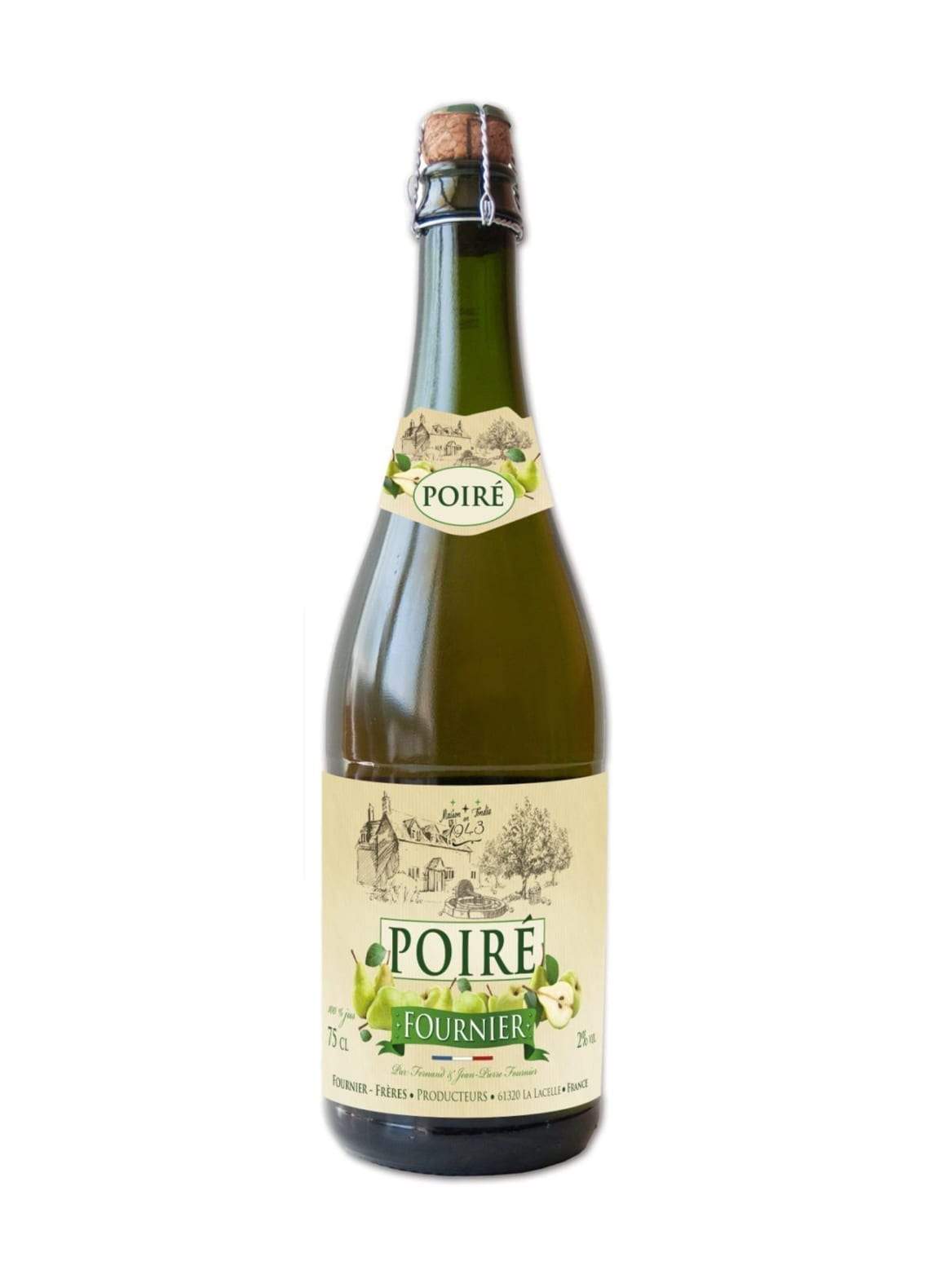 Fournier Poire (Pear Cider) 2% 750ml | Hard Cider | Shop online at Spirits of France