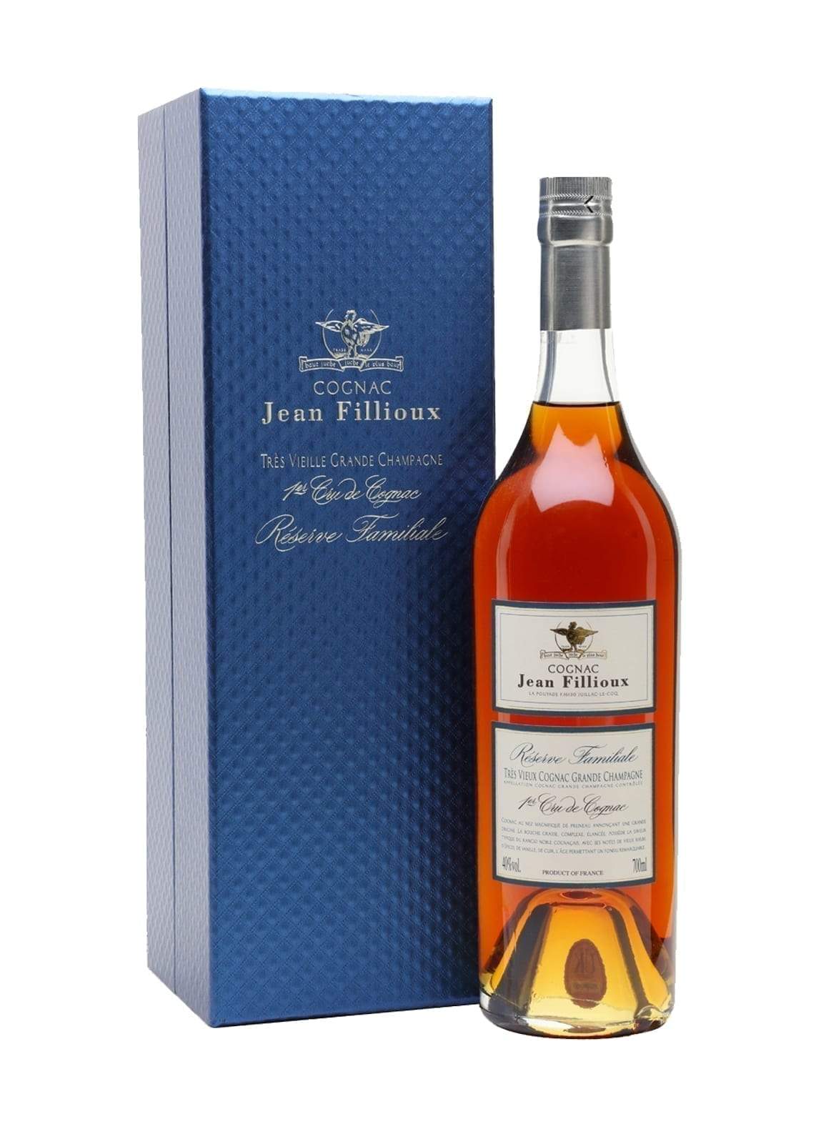 Jean Fillioux Cognac 'Reserve Familiale' Grande Champagne 1er Cru 50 years+ 40% 700ml | Brandy | Shop online at Spirits of France