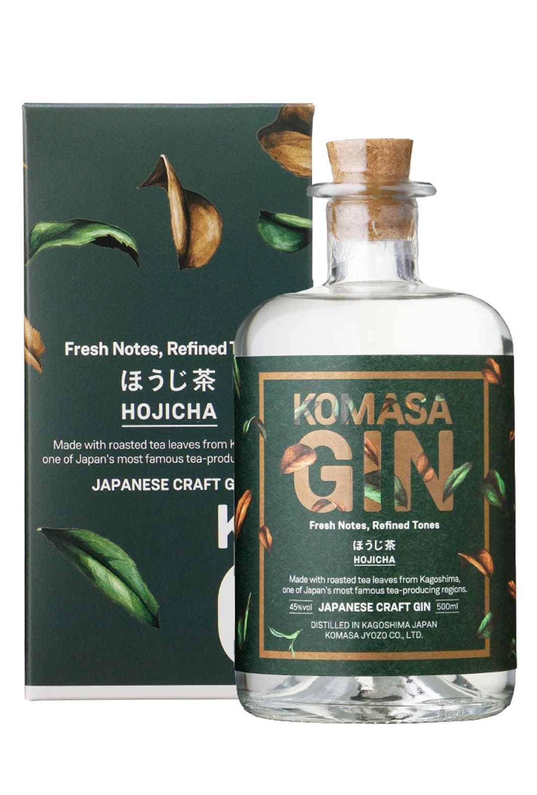 Komasa Jyozo Hojicha Gin (Green Tea) 40% 500ml | Gin | Shop online at Spirits of France