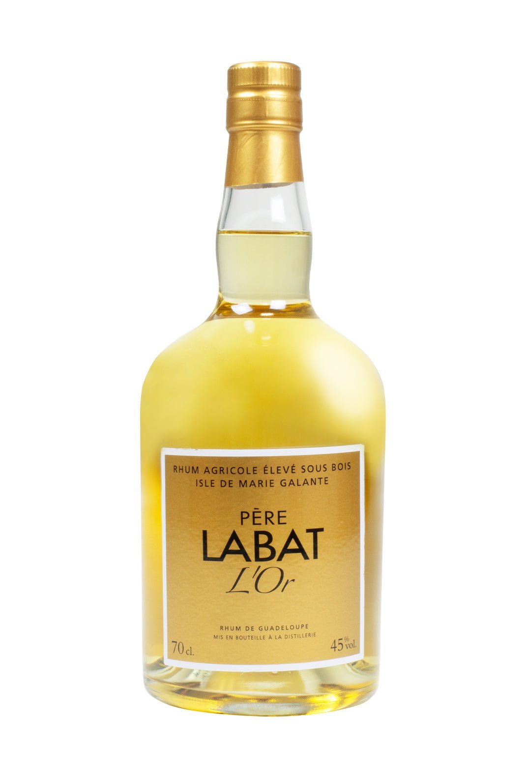 Labat Rum l'Or Amber Guadeloupe 45% 700ml | Rum | Shop online at Spirits of France