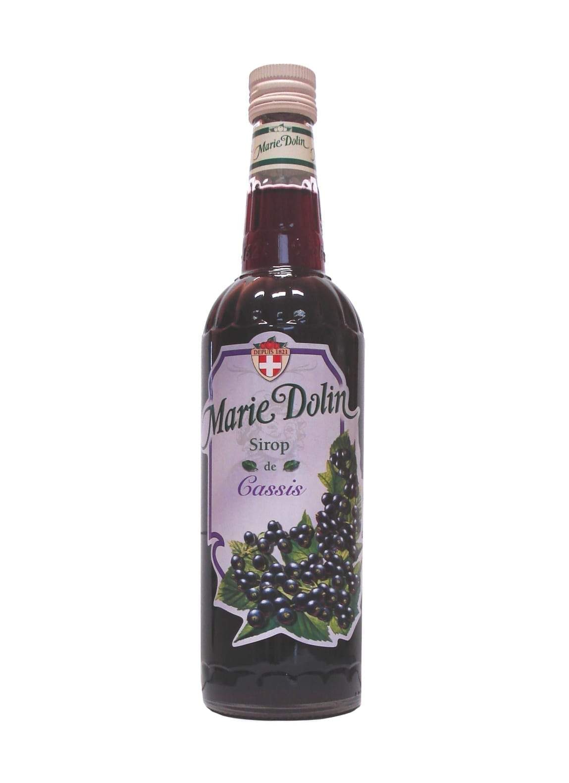 Marie Dolin Sirop de Cassis (Blackcurrant) Syrup 700ml | Syrup | Shop online at Spirits of France