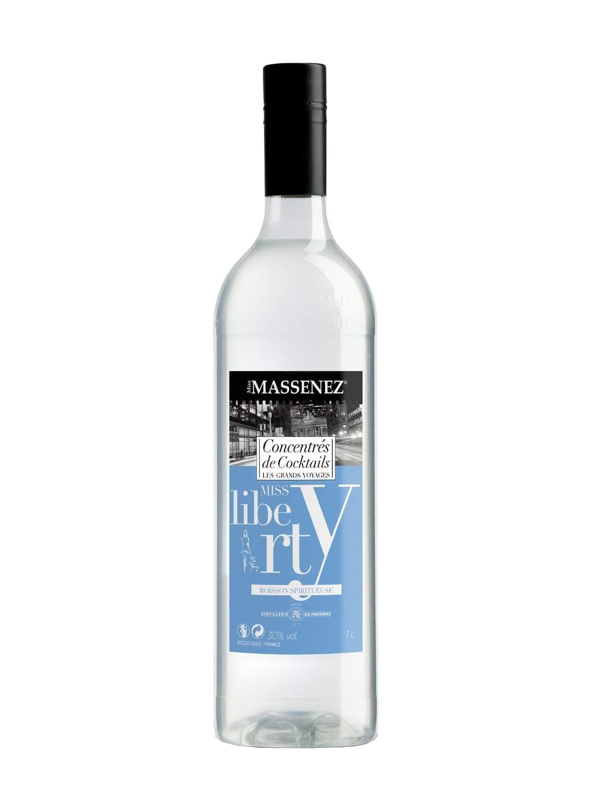 Massenez Cocktail Concentrate Miss Liberty (Vodka, Green Apple, Cointreau) 30% 1000ml | Liquor & Spirits | Shop online at Spirits of France
