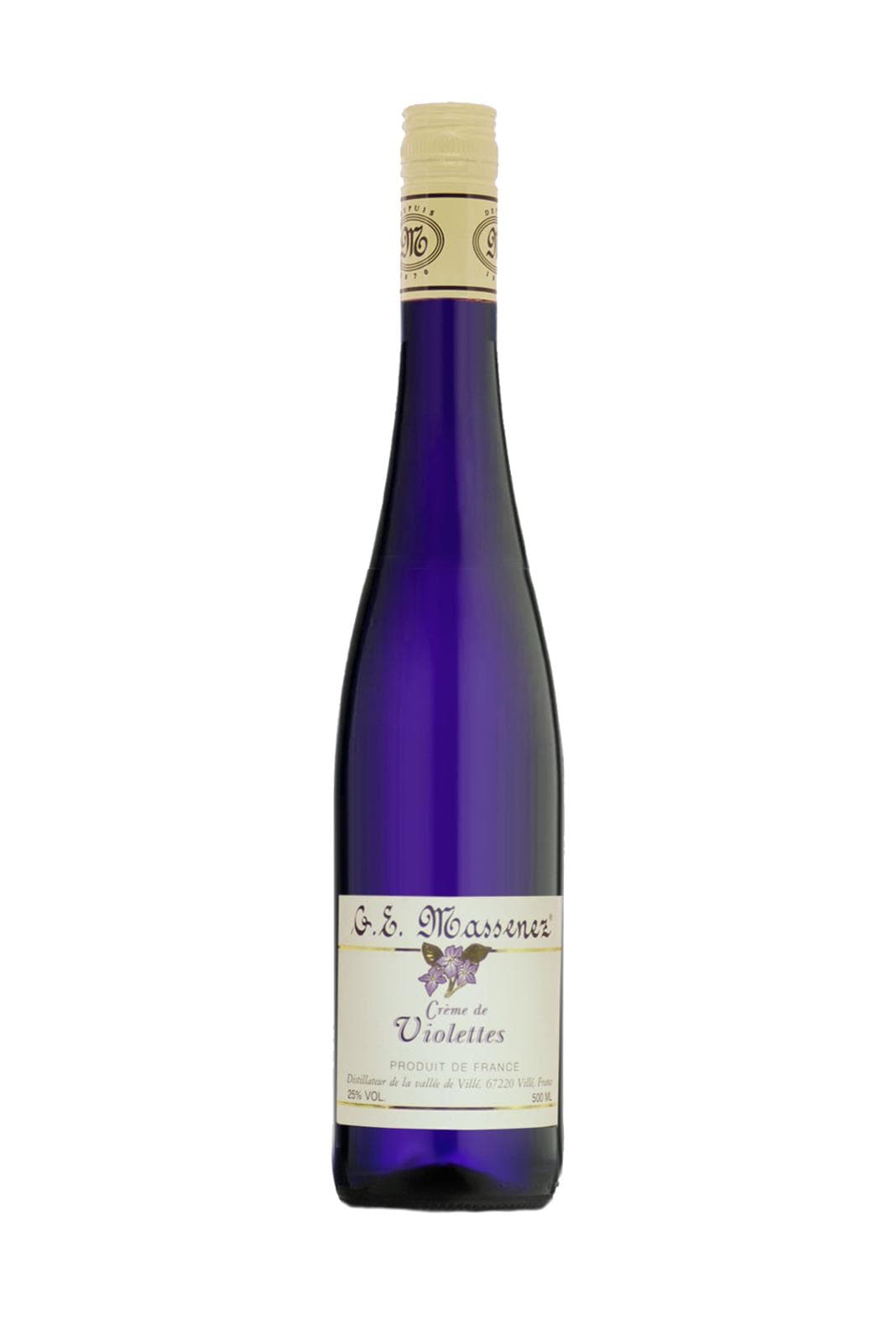 Massenez Liqueur de Violette (Violet) 25% 500ml | Liqueurs | Shop online at Spirits of France