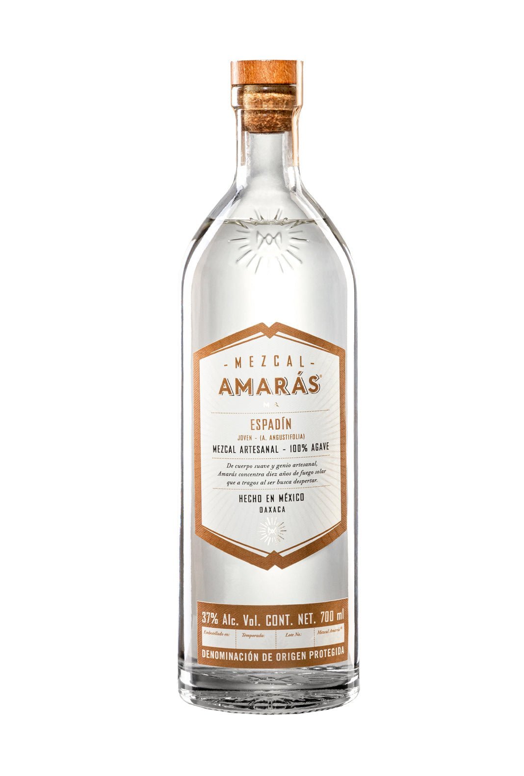 Mezcal Amares 100% Espadin 37% 700ml | Tequila | Shop online at Spirits of France