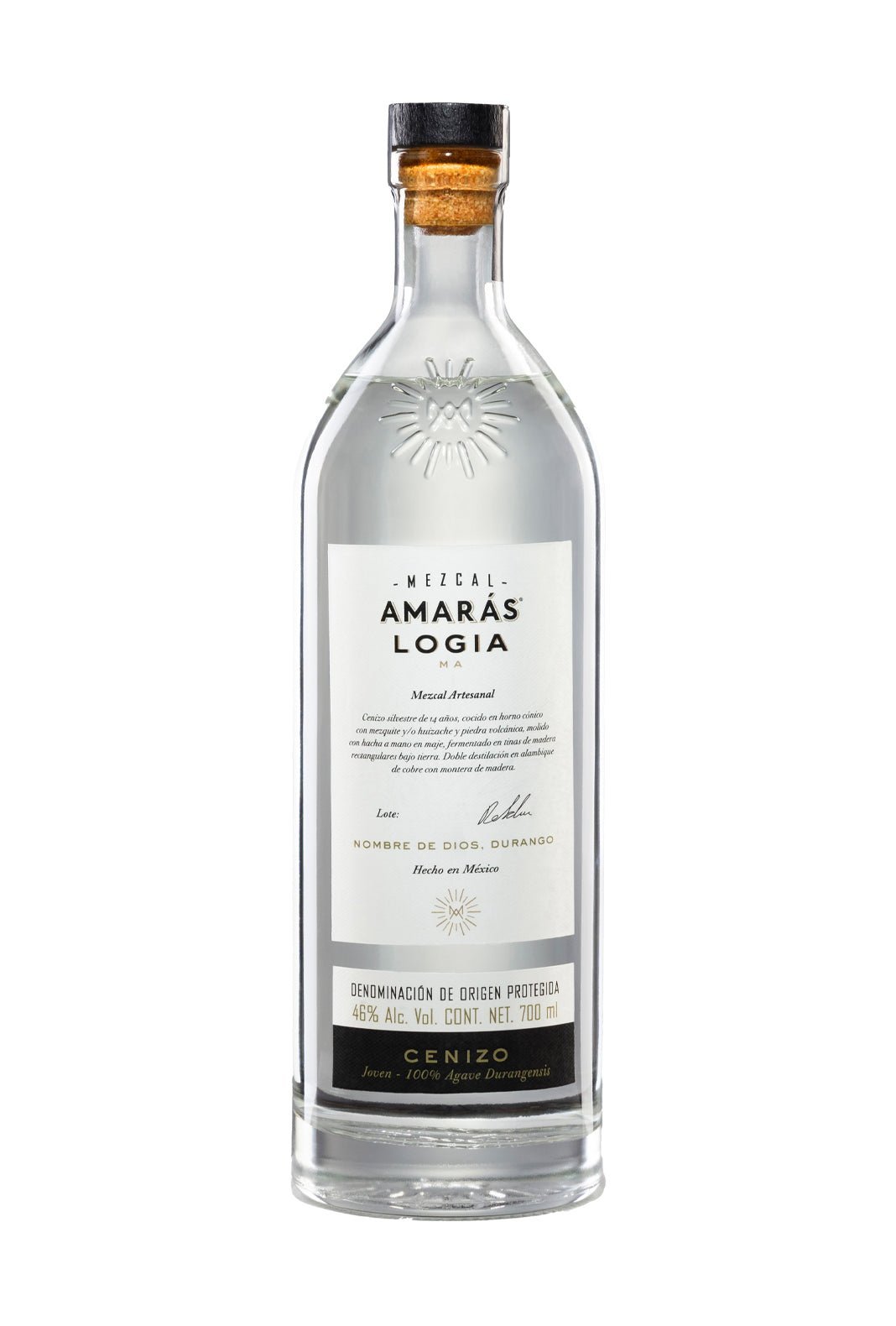 Mezcal Amares Logia Cenizo 43% 700ml | Tequila | Shop online at Spirits of France