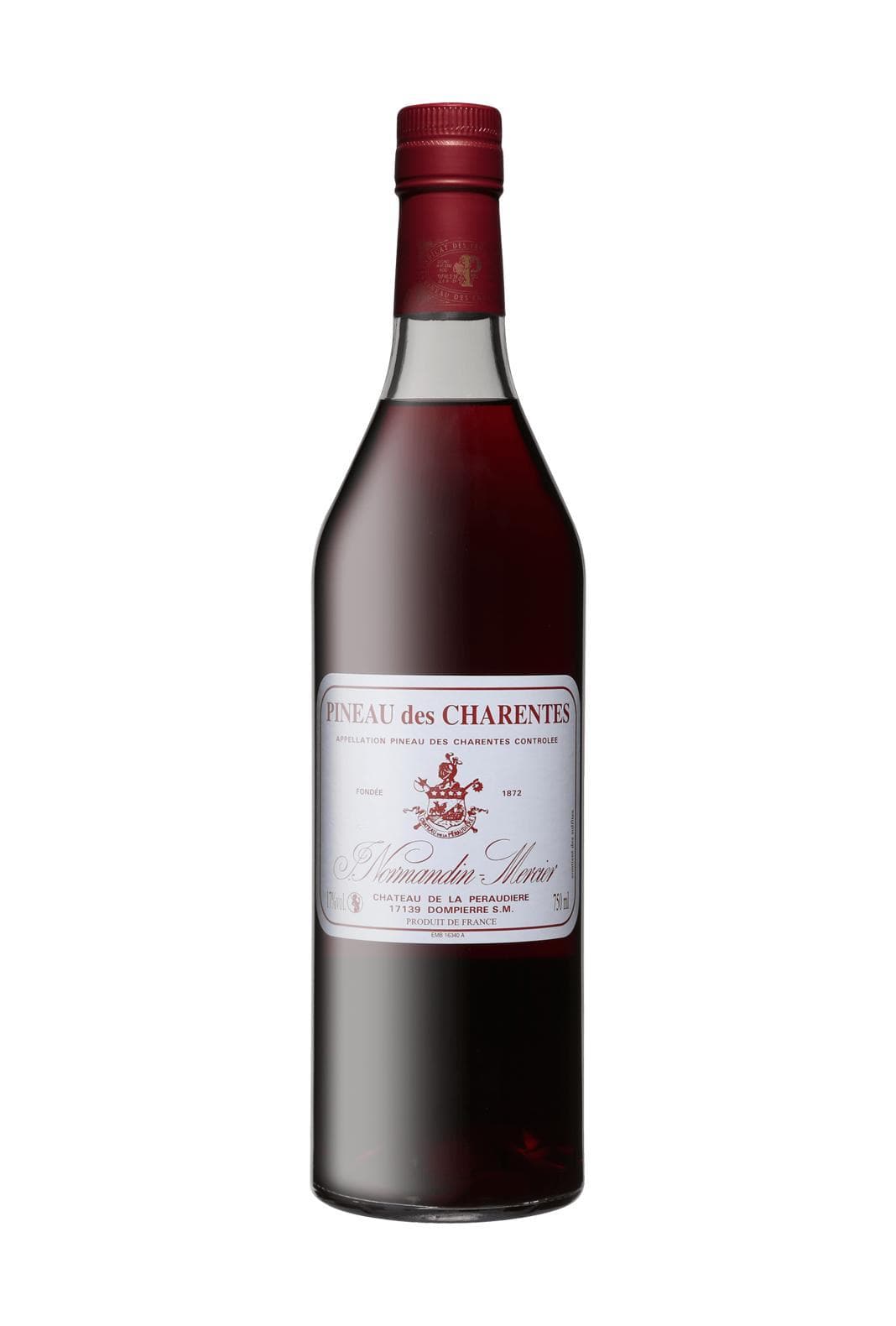 Normandin-Mercier Aperitif Pineau des Charentes Rouge (Red) 4 years17% 750ml | Brandy | Shop online at Spirits of France