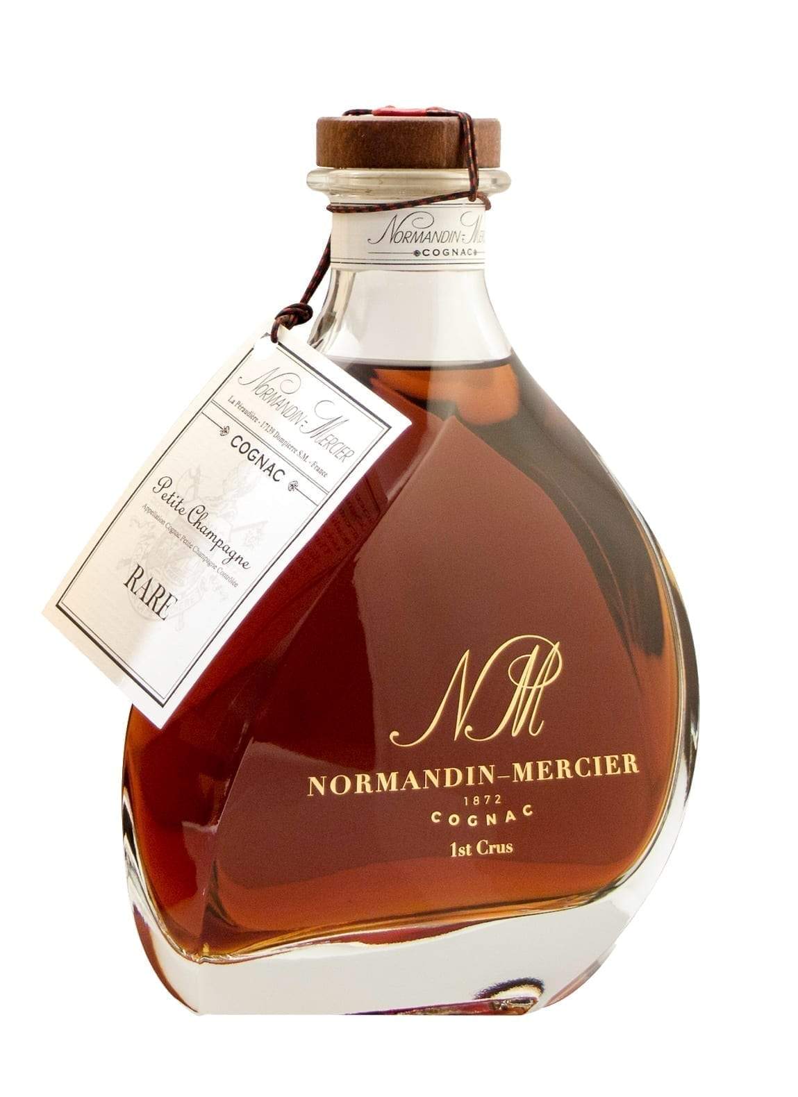 Normandin-Mercier Cognac 'Rare' 50 years Petite Champagne 44% 700ml CARAFE | Brandy | Shop online at Spirits of France