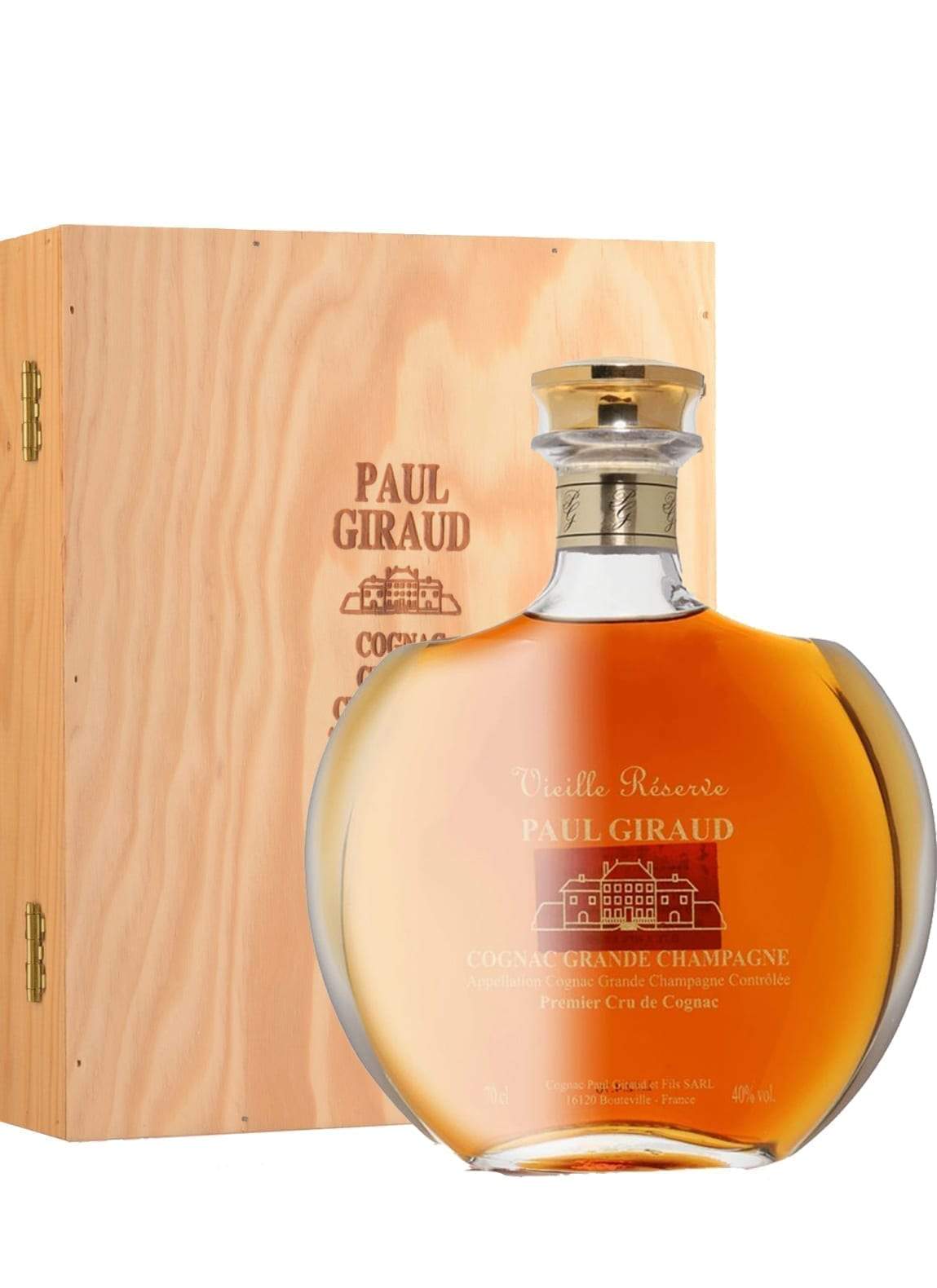 Paul Giraud Cognac Vieille Reserve 25 years 'Heylante Cafafe' Grande Champagne 40% 700ml | Brandy | Shop online at Spirits of France