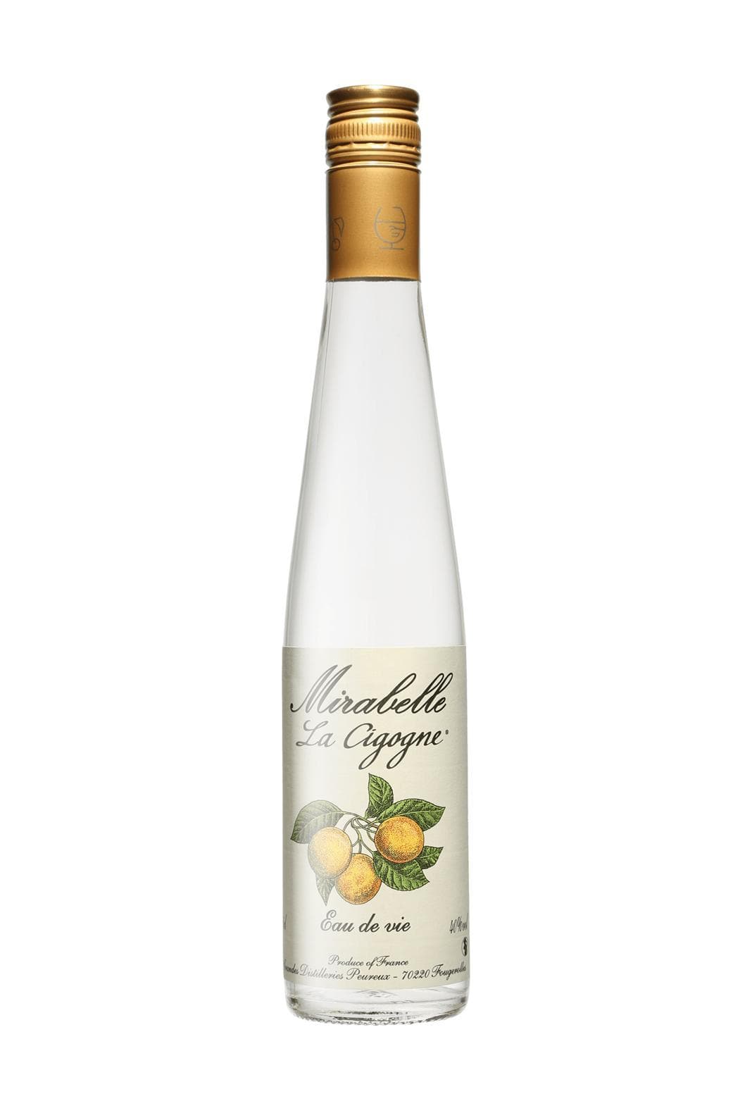 Peureux 'La Cigogne' Eau de Vie Mirabelle (Cherry Plum spirit) 40% 350ml | Liquor & Spirits | Shop online at Spirits of France