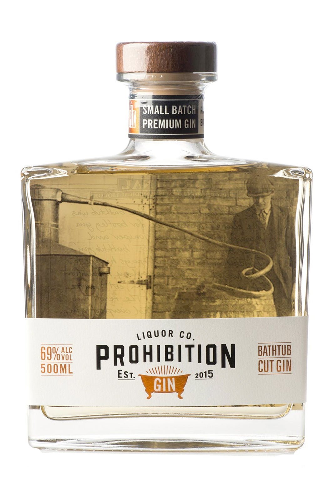 Prohibition Gin 'Bathtub Cut' 69% 500ml | Gin | Shop online at Spirits of France