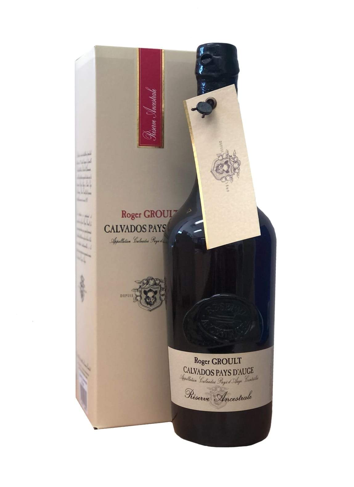Roger Groult Calvados Pays D'Auge RŽserve Ancestrale 40% 700ml | Brandy | Shop online at Spirits of France