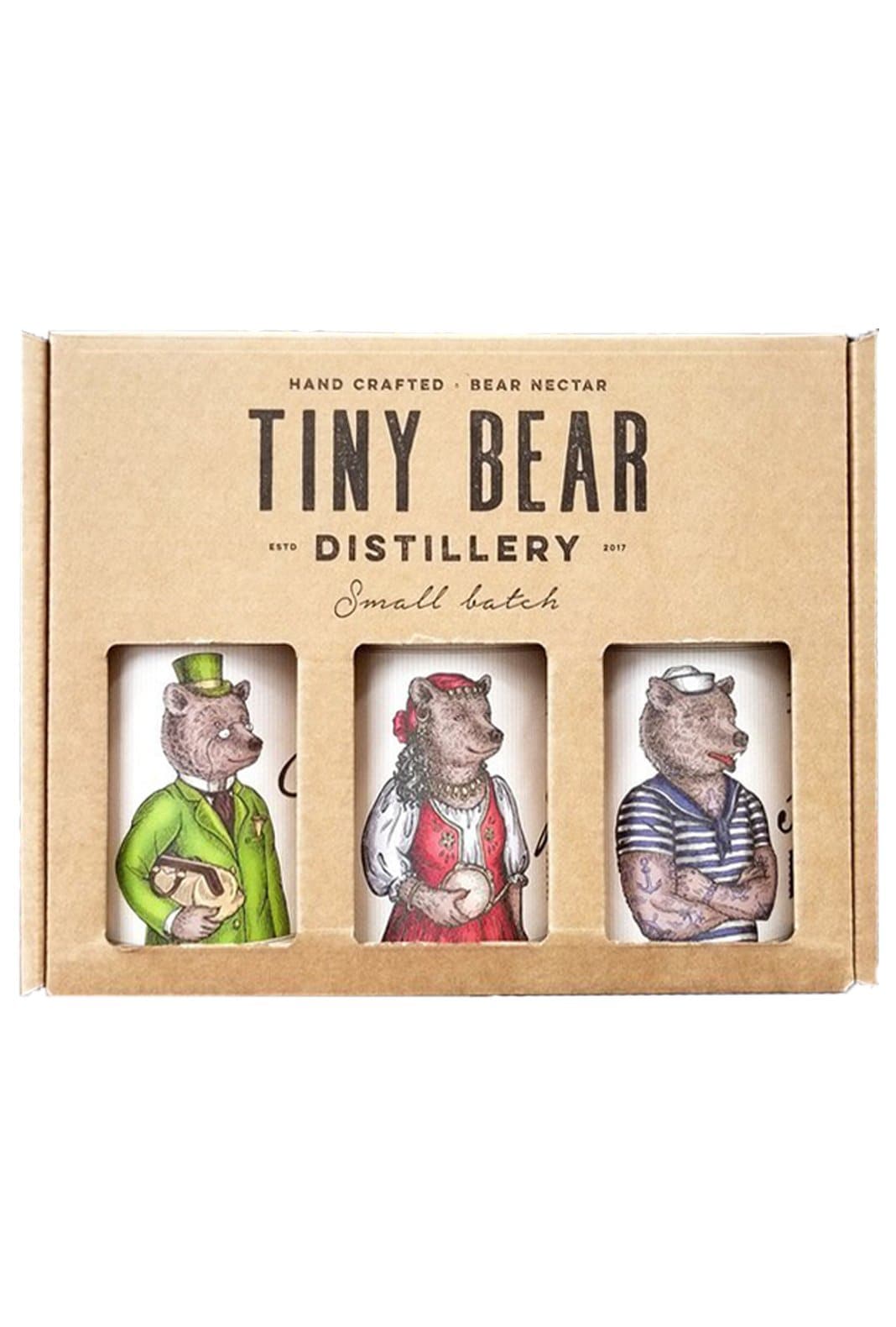 Tiny Bear Trio (Gin + Gift Box) 3x200ml | Gin | Shop online at Spirits of France