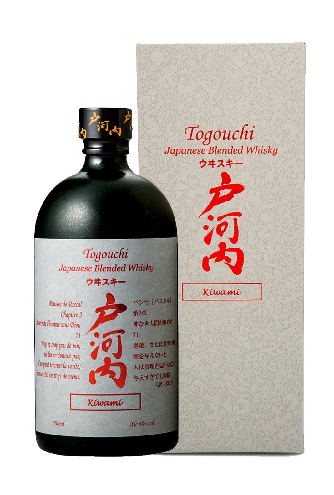 Togouchi Kiwami Japanese Whisky 40% 700ml | Whiskey | Shop online at Spirits of France