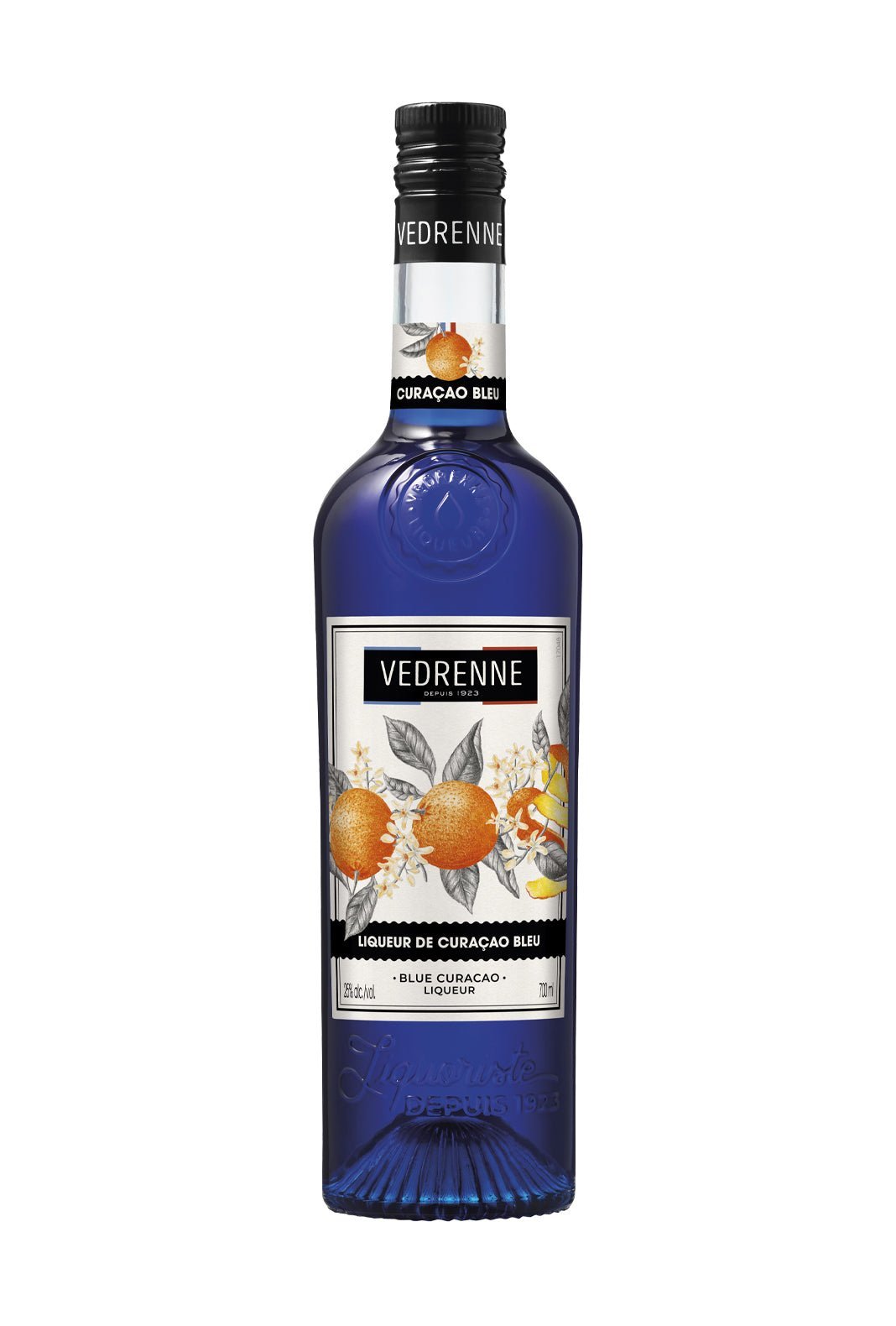 Vedrenne Liqueur Curacao Bleu (Blue Curacao) 25% 700ml | Liqueurs | Shop online at Spirits of France
