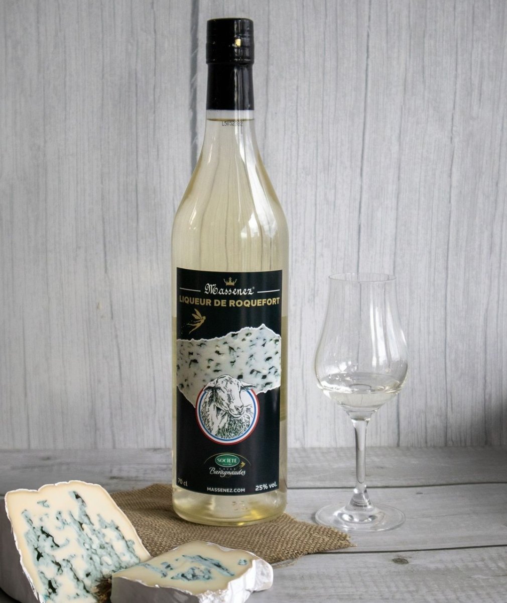 Discover the Unique Massenez Roquefort Blue Cheese Liqueur - Spirits of France