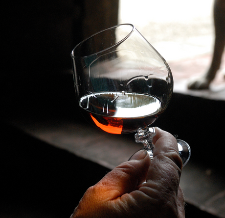 Armagnac in a glass from france. Premium armagnac available in Australia at spirits of france