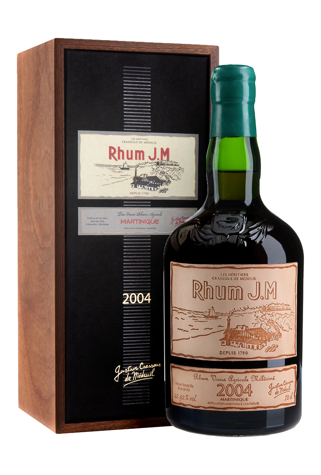 JM Rhum 2004 Hors d'Age Bourbon Cask 42.9% 700ml