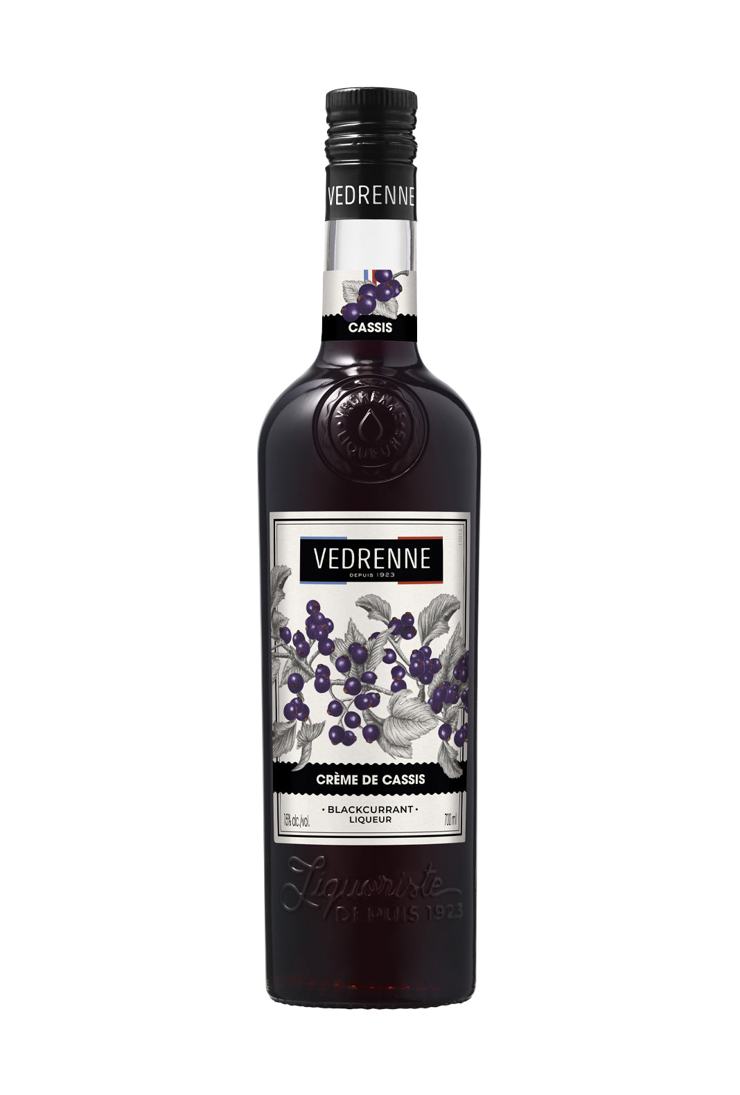 Vedrenne Liqueur Creme de Cassis (Blackcurrant) 16% 700ml