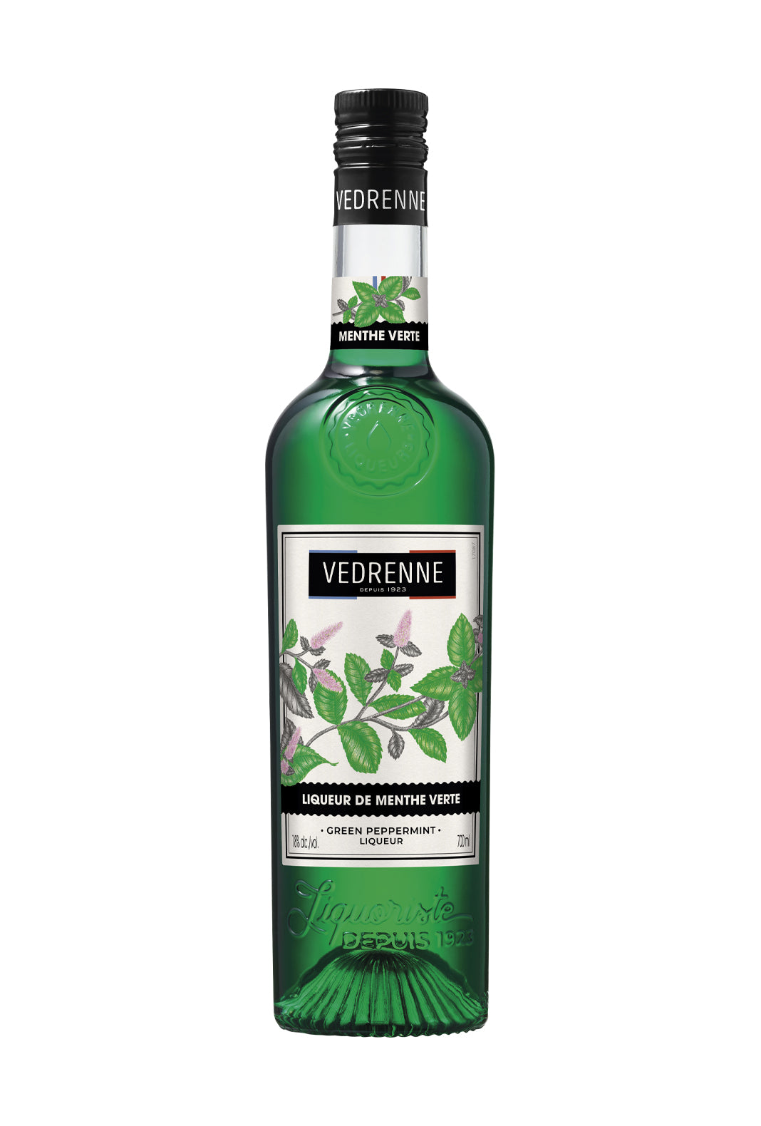 Vedrenne Liqueur de Menthe Verte (Green Mint) 21% 700ml