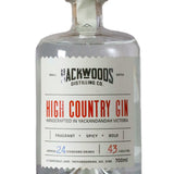 Backwoods High Country Gin 43% 500ml | Gin | Shop online at Spirits of France
