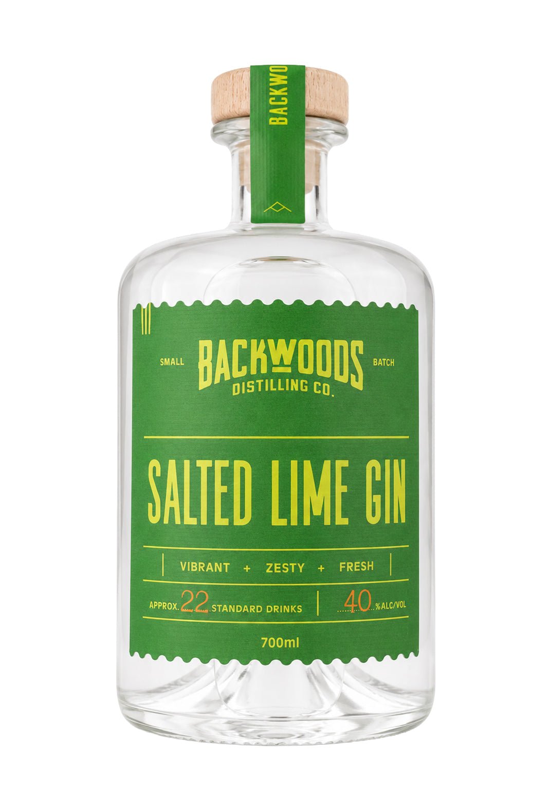 Backwoods Salted Lime Gin 40% 700ml | Gin | Shop online at Spirits of France