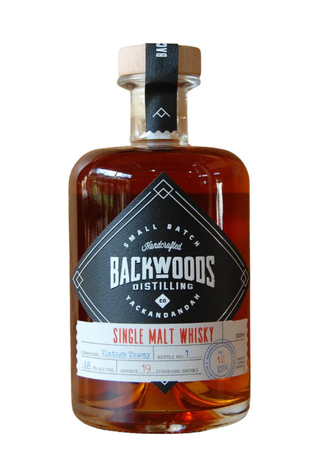 Backwoods Single Malt Whisky Vintage Tawny 48% 500ml | Whisky | Shop online at Spirits of France